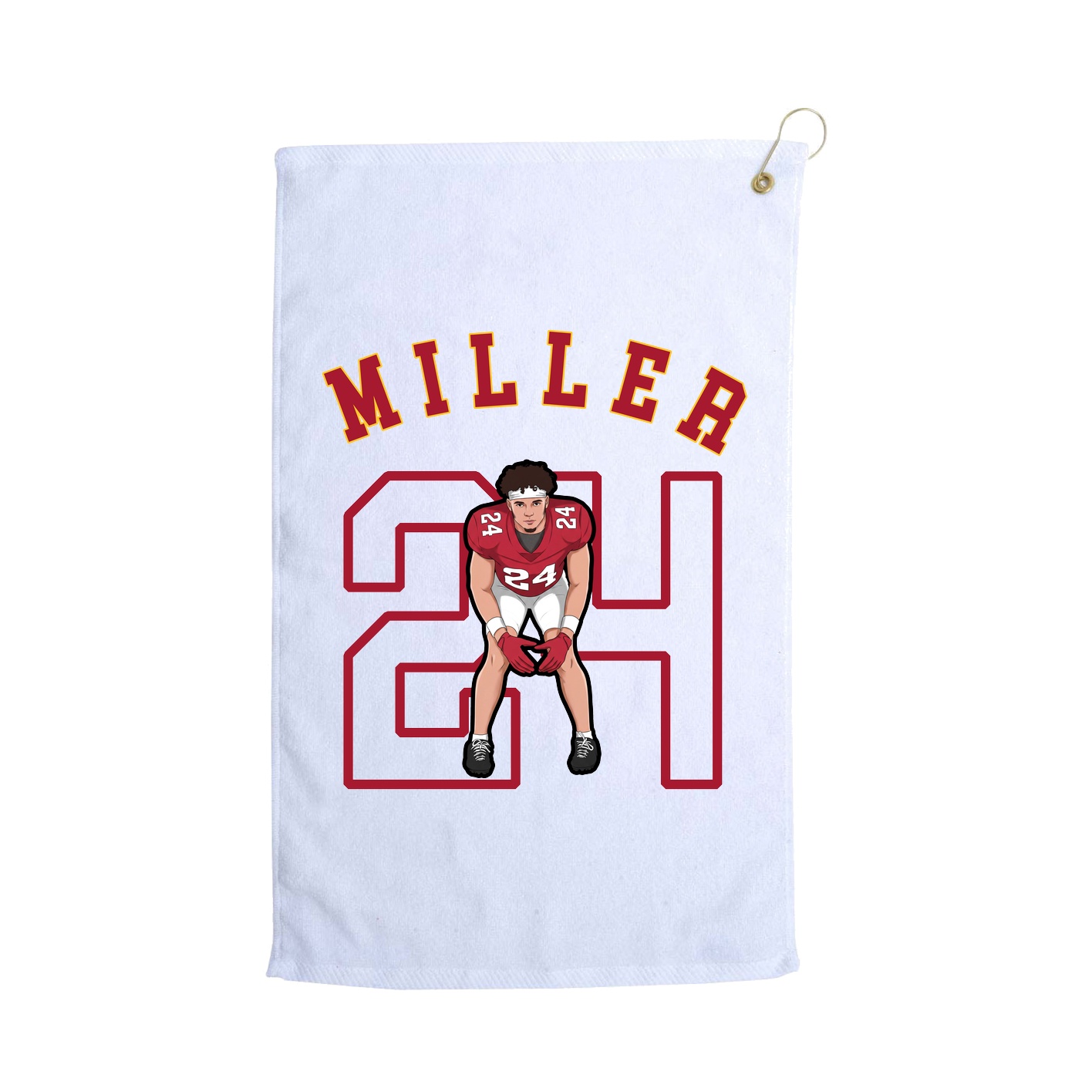 Golf Towel — Shirsey Arch in White