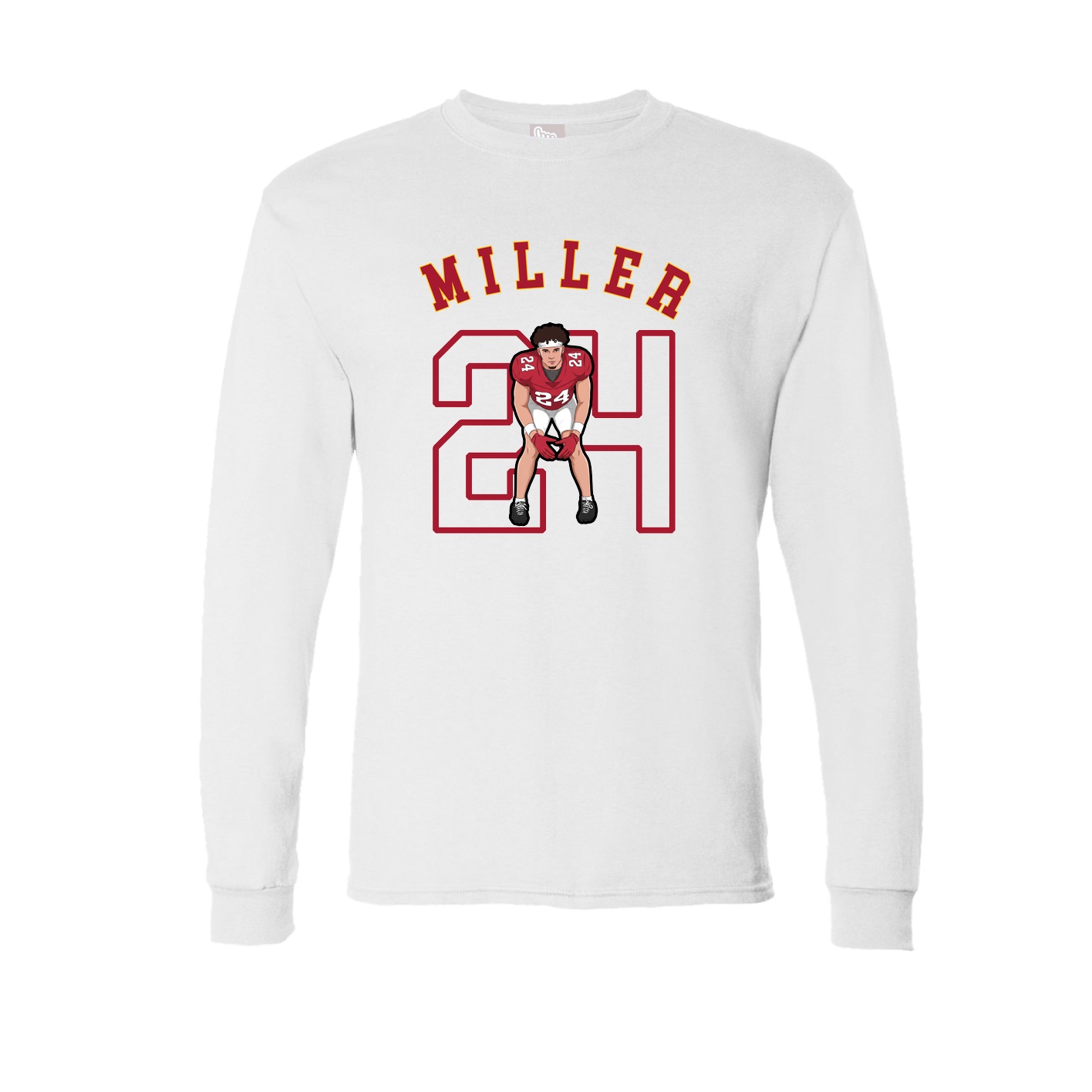 Long Sleeve Tee — Shirsey Arch in White