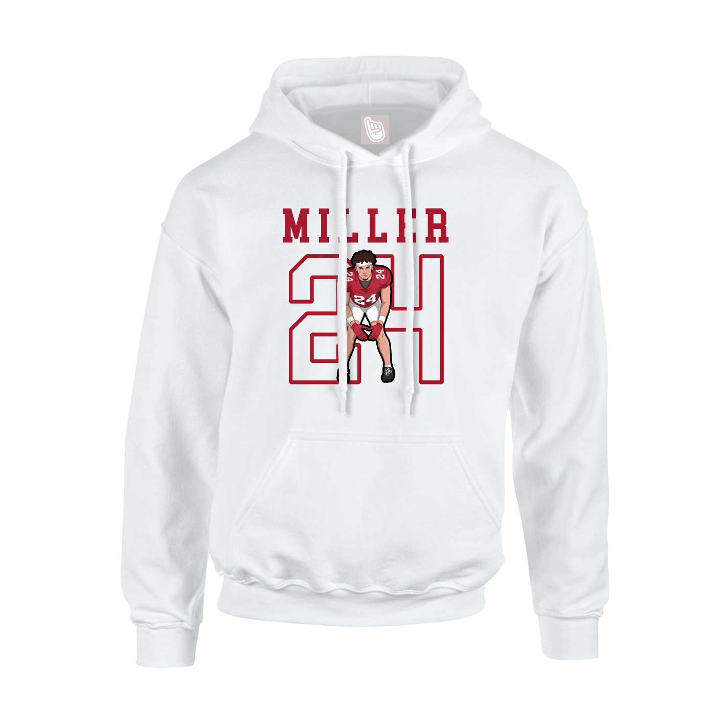 Youth Hoodie — Shirsey in White