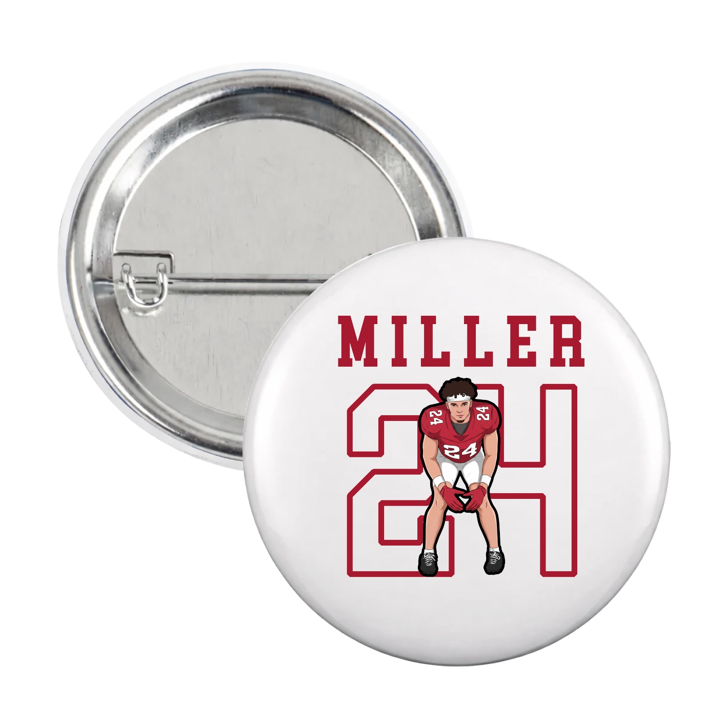 Game Day Button — Shirsey in White