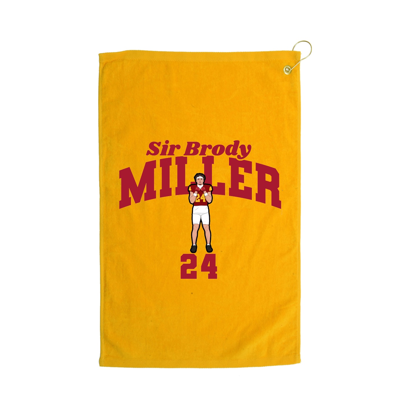 Golf Towel — Signature Arch in Gold