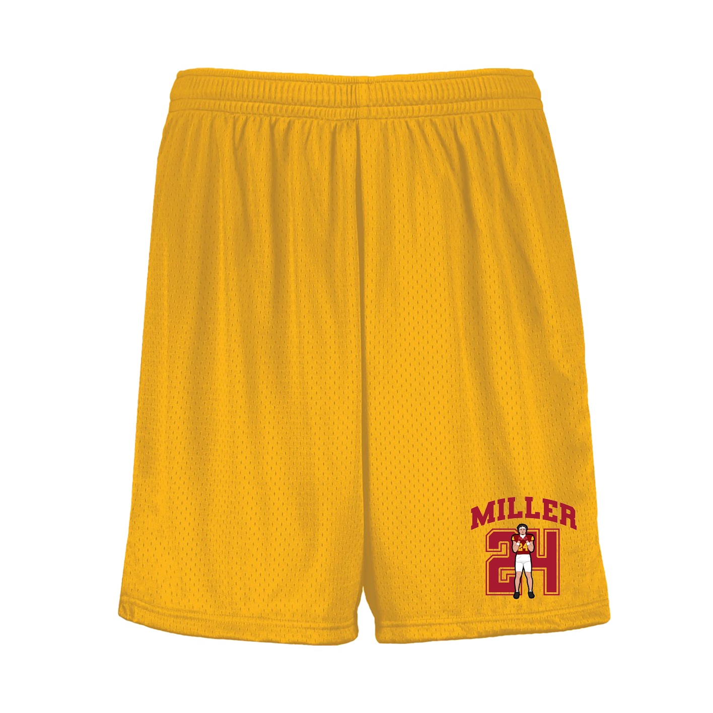 Shorts — Number in Gold