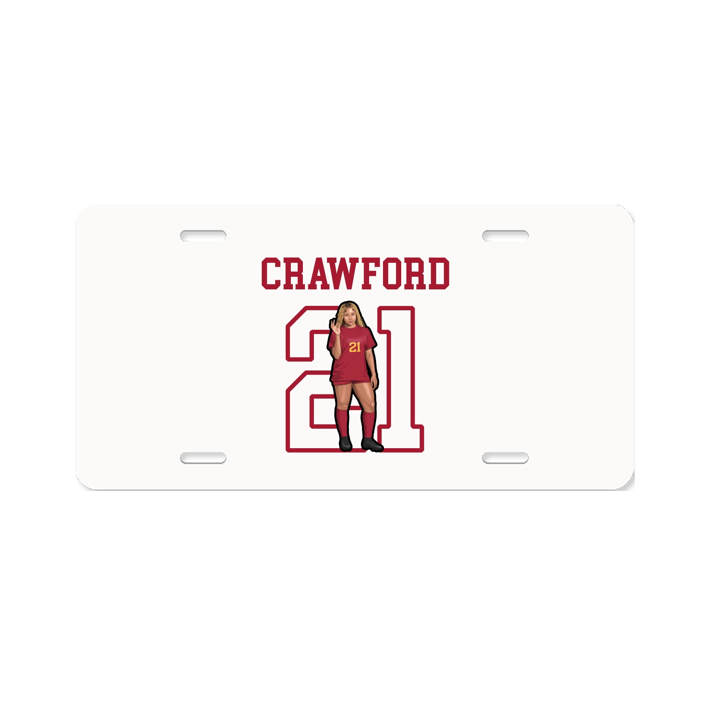 License Plate — Shirsey in Classic