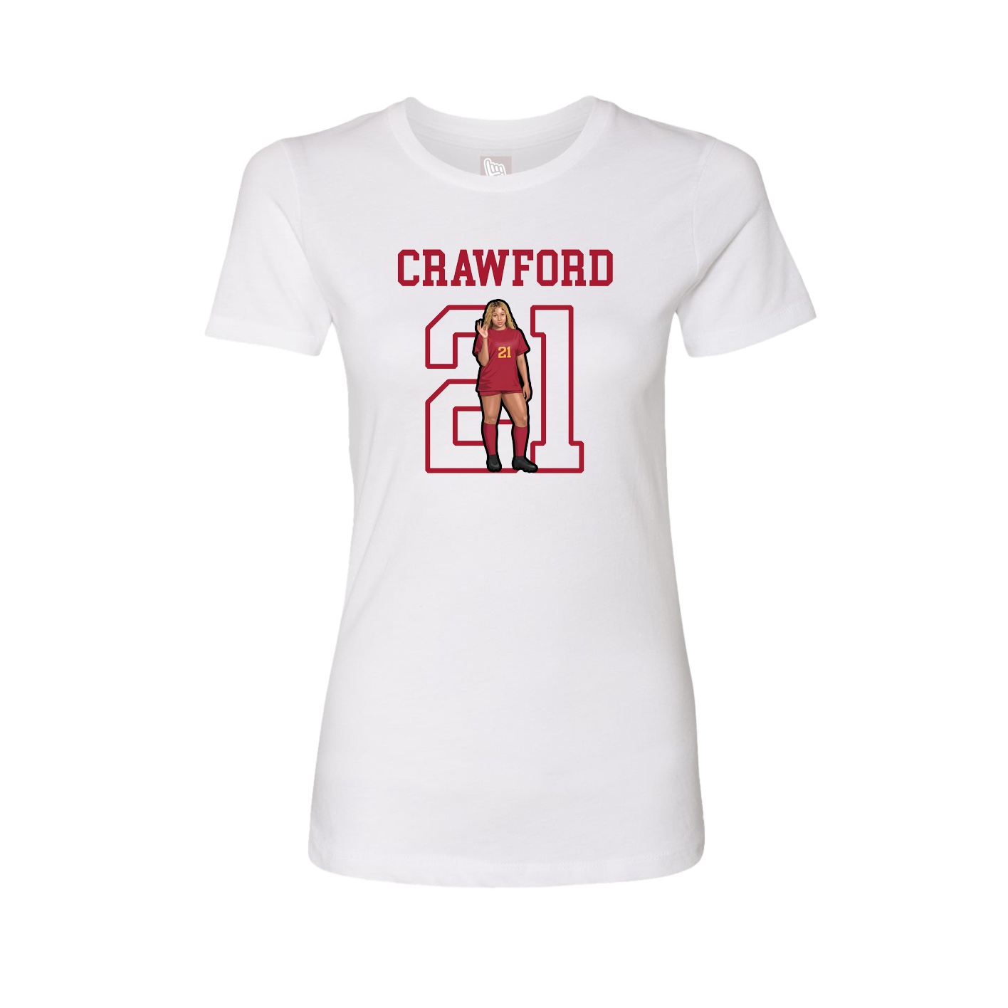Fitted Women's Tee — Shirsey in White