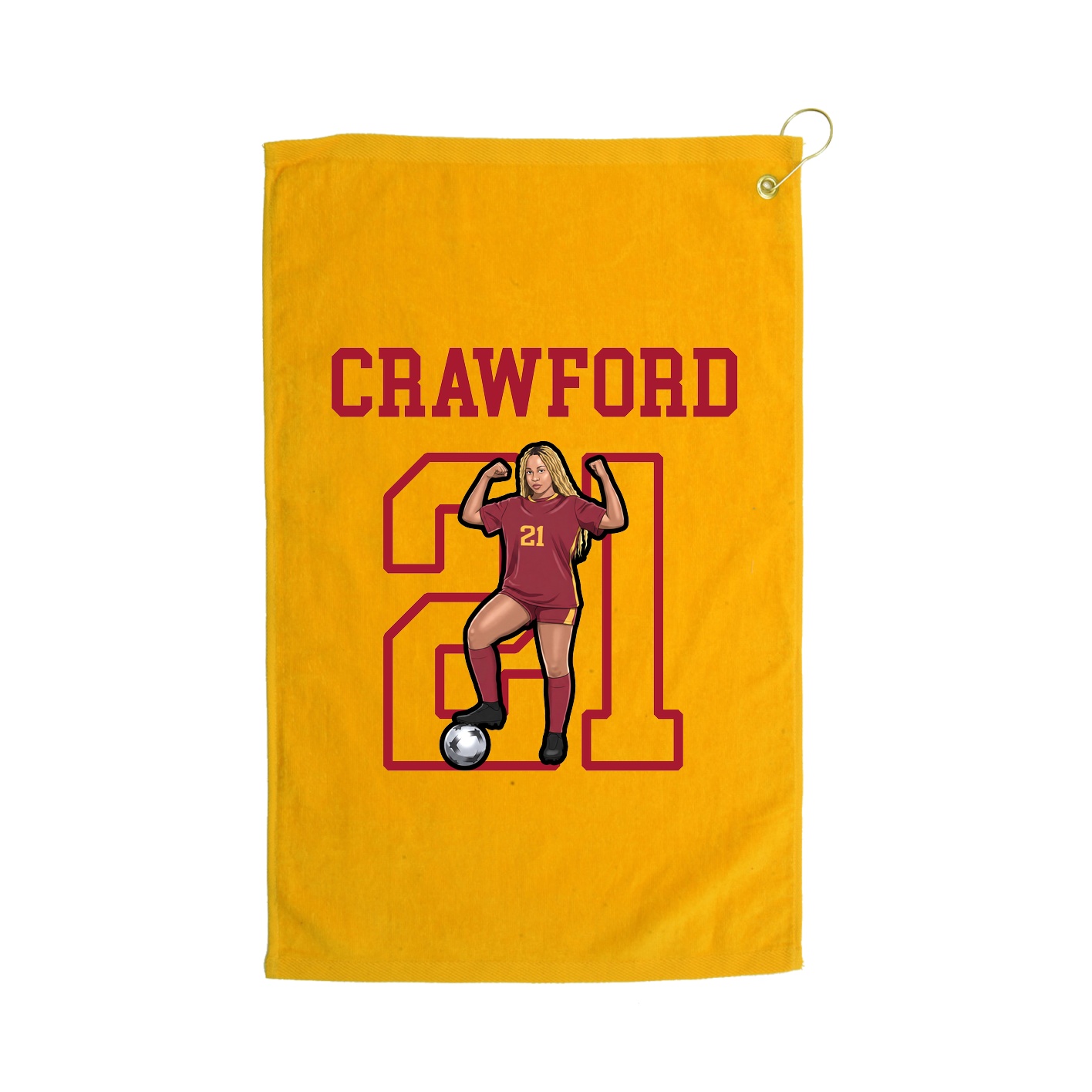 Golf Towel — Shirsey in Gold