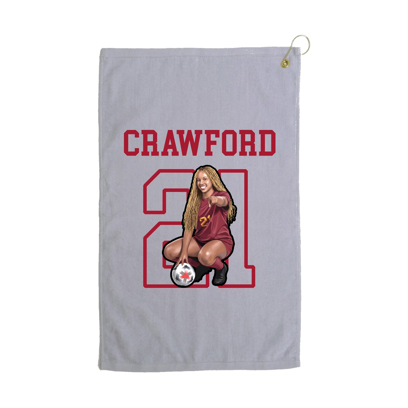 Golf Towel — Shirsey in Grey