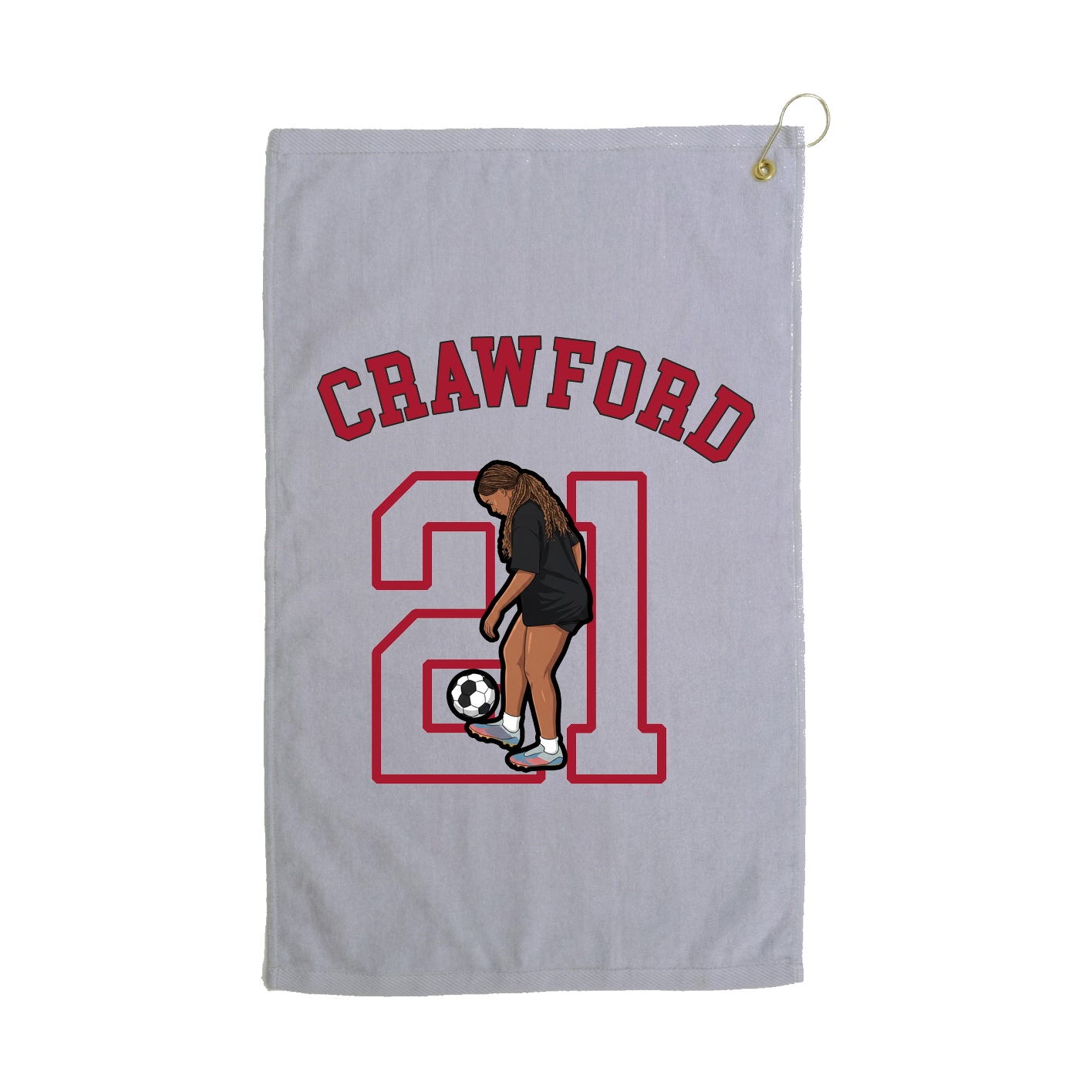 Golf Towel — Shirsey Arch in Grey