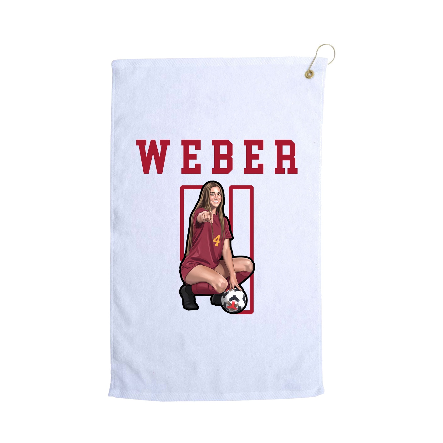 Golf Towel — Shirsey in White
