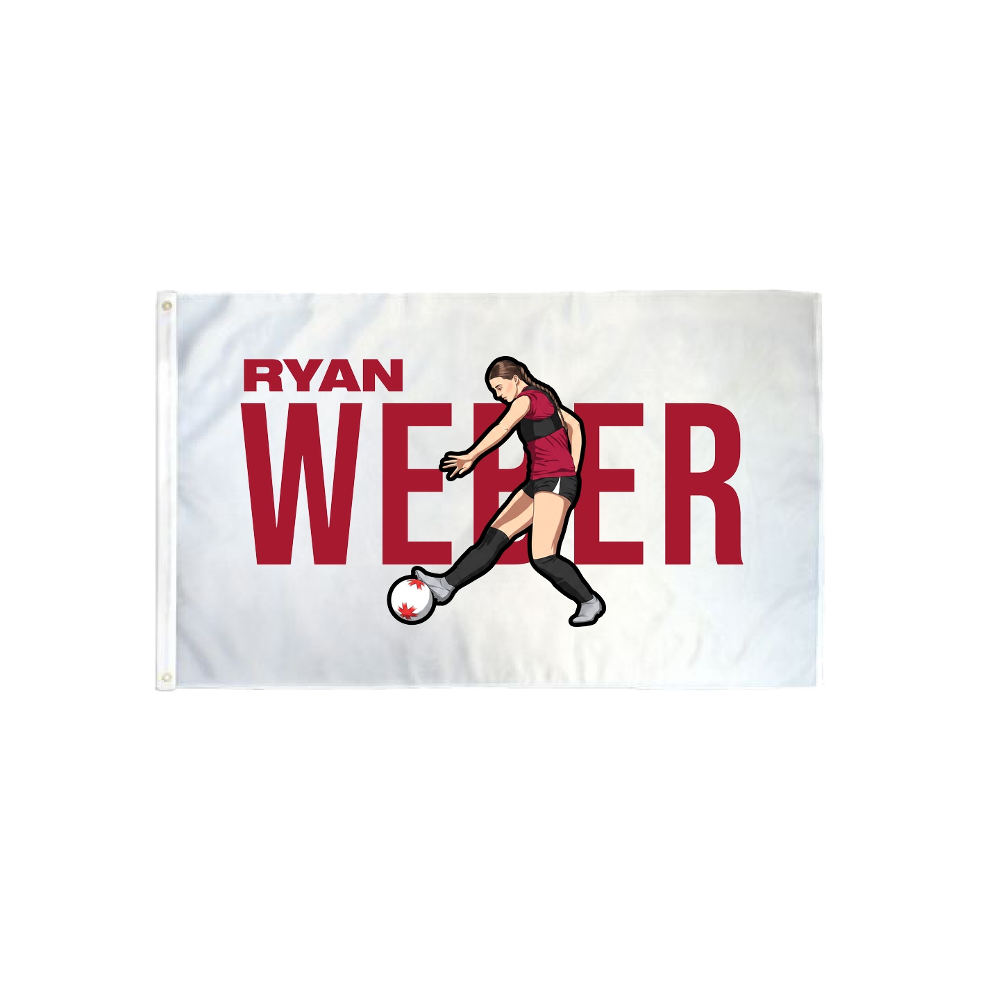 3x5 Flag — Player Name in Classic
