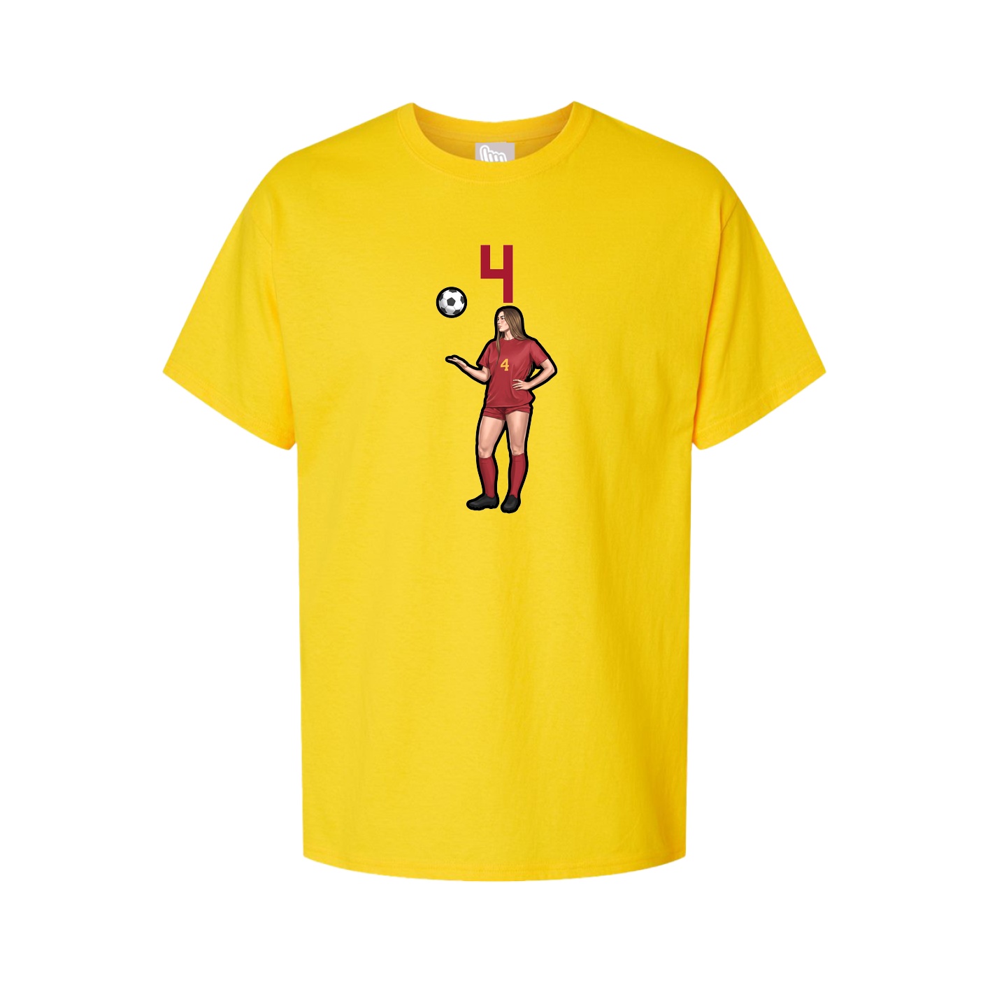 Tee — Number Top in Gold