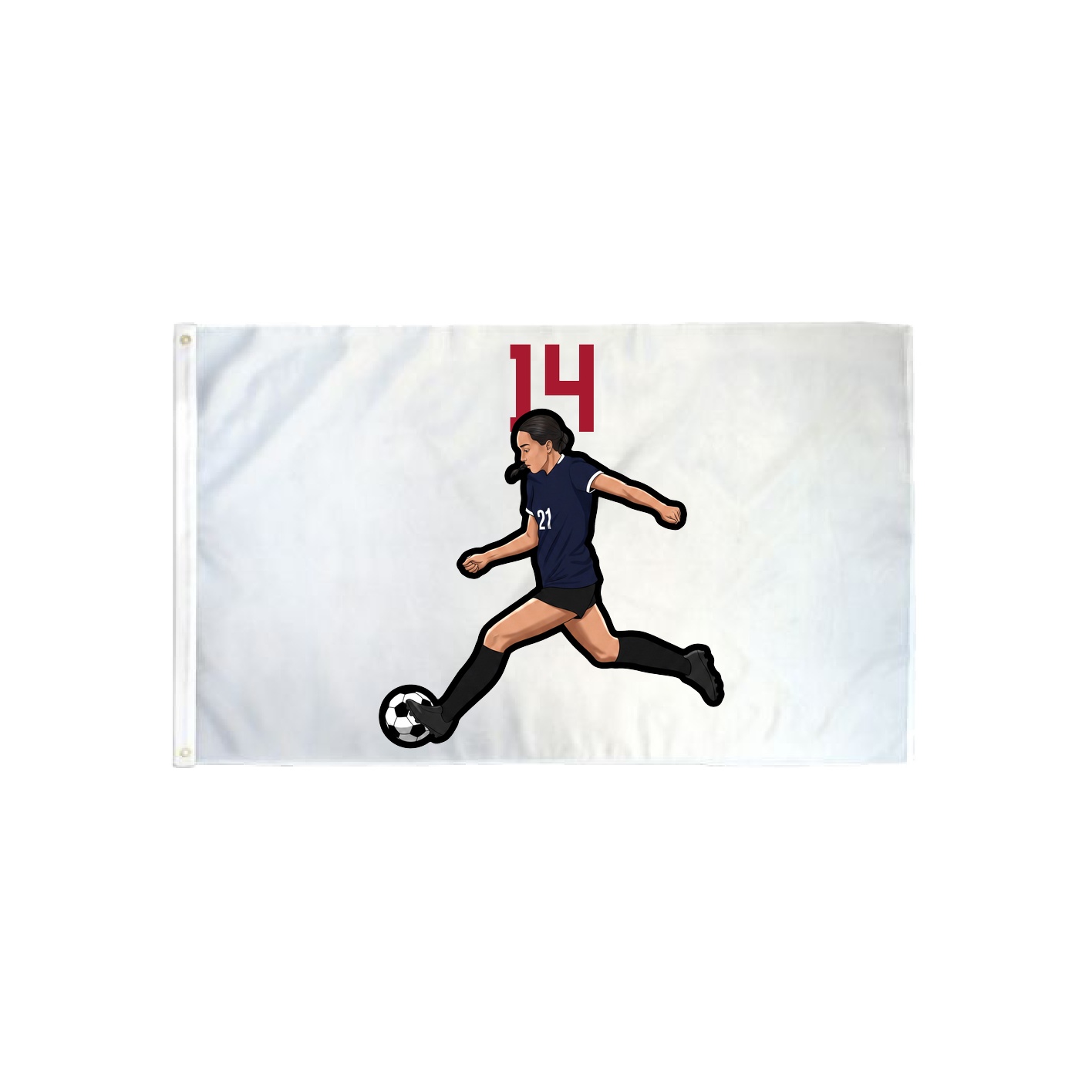 3x5 Flag — Number Top in Classic