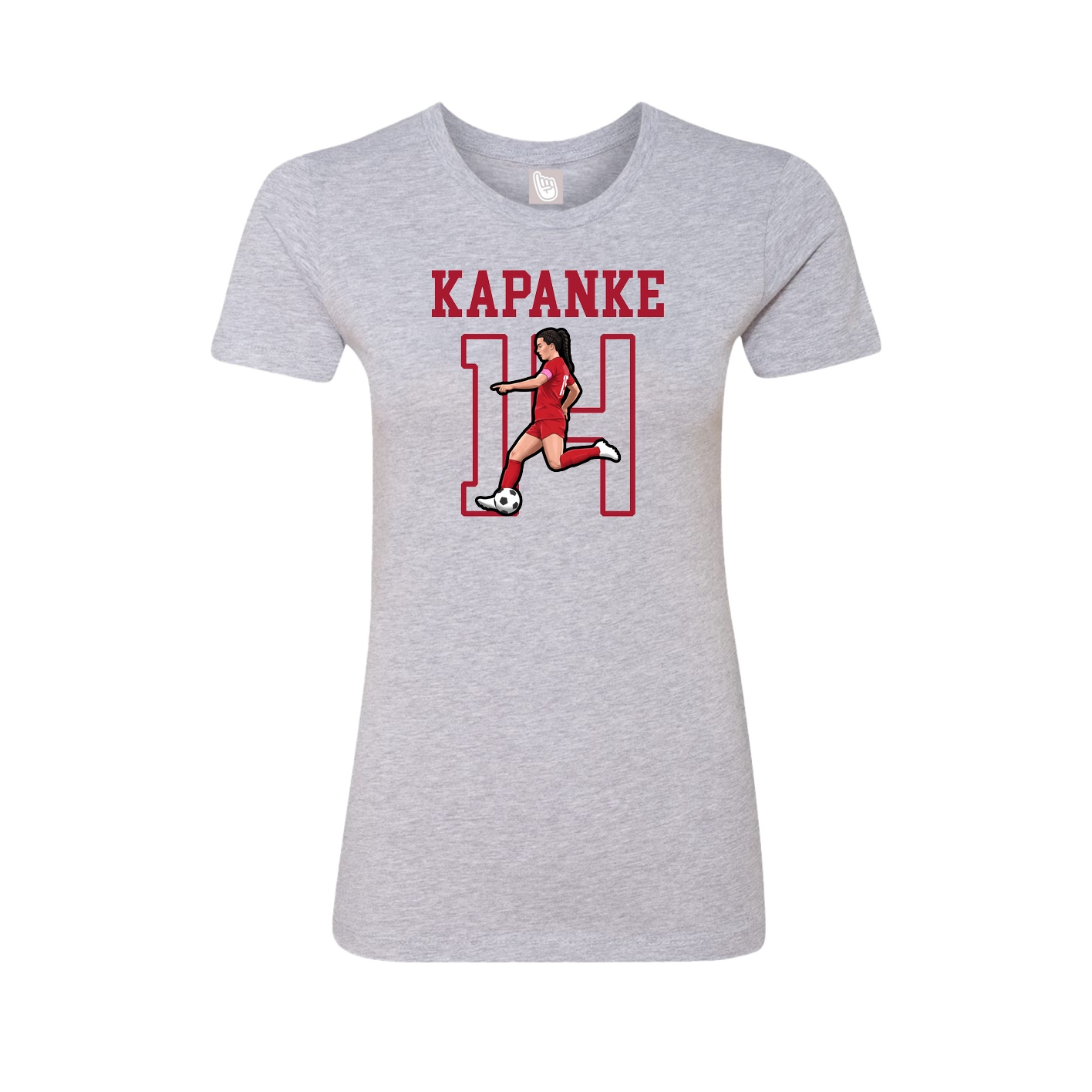 Fitted Women's Tee — Shirsey in Grey