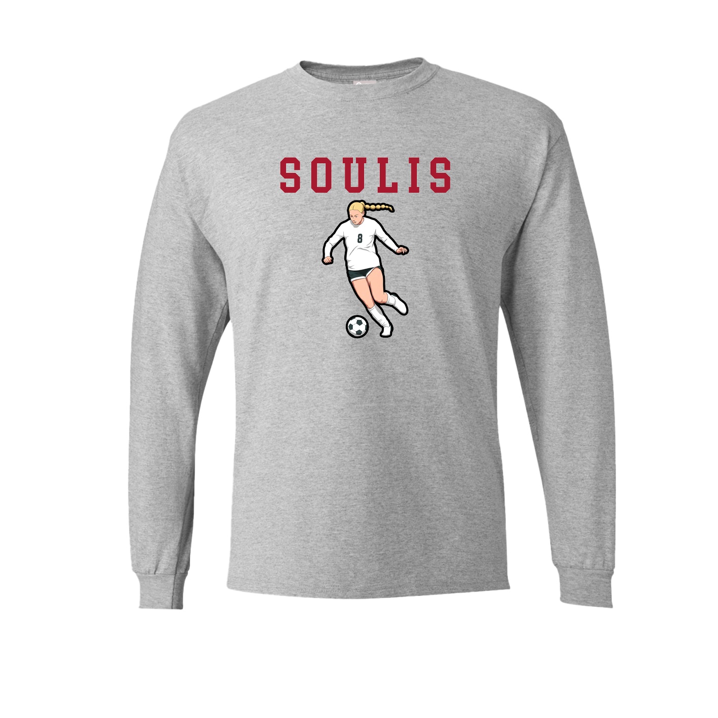Long Sleeve Tee — Shirsey in Grey