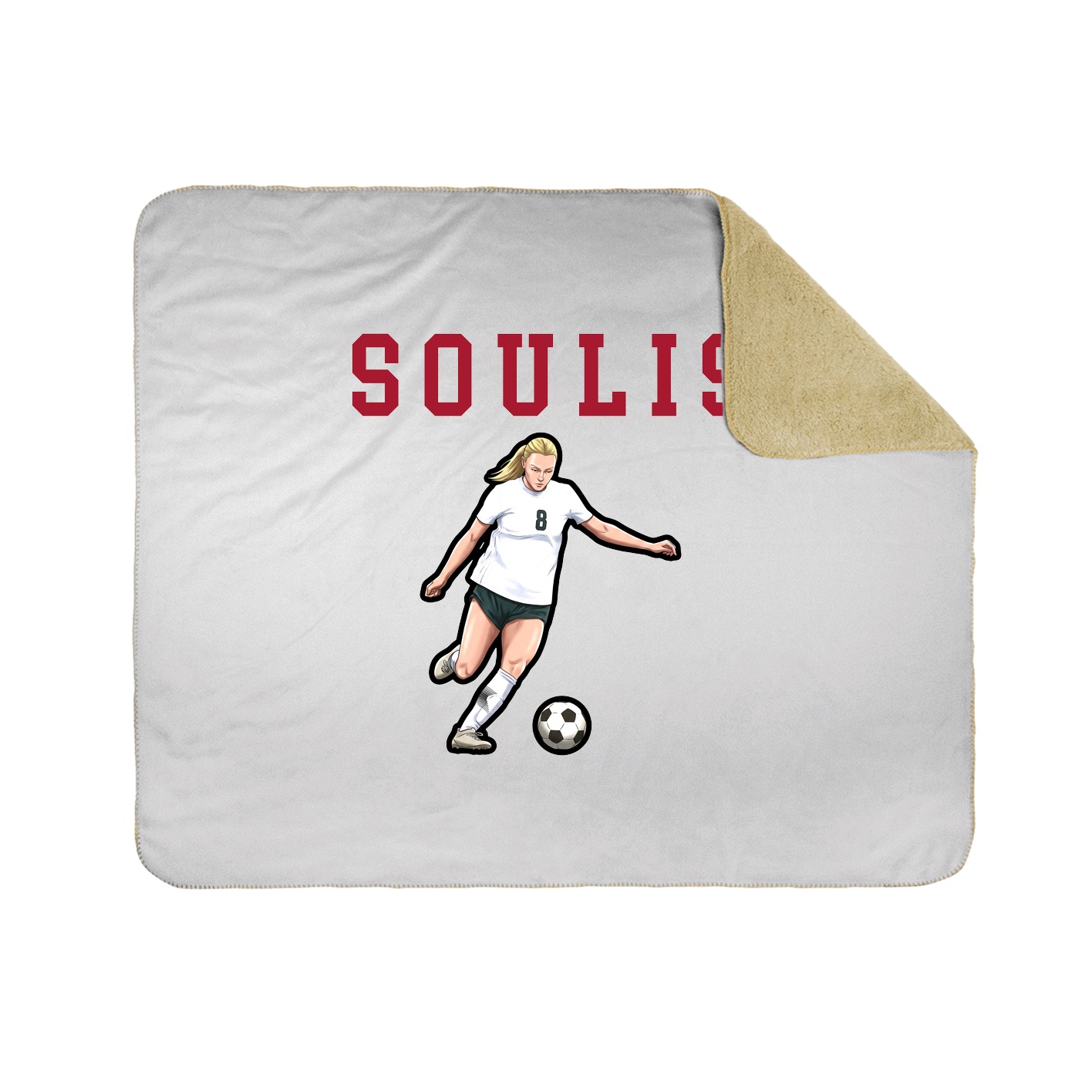Throw Blanket — Shirsey in White