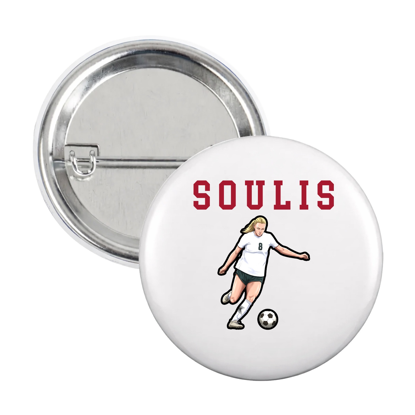 Game Day Button — Shirsey in White