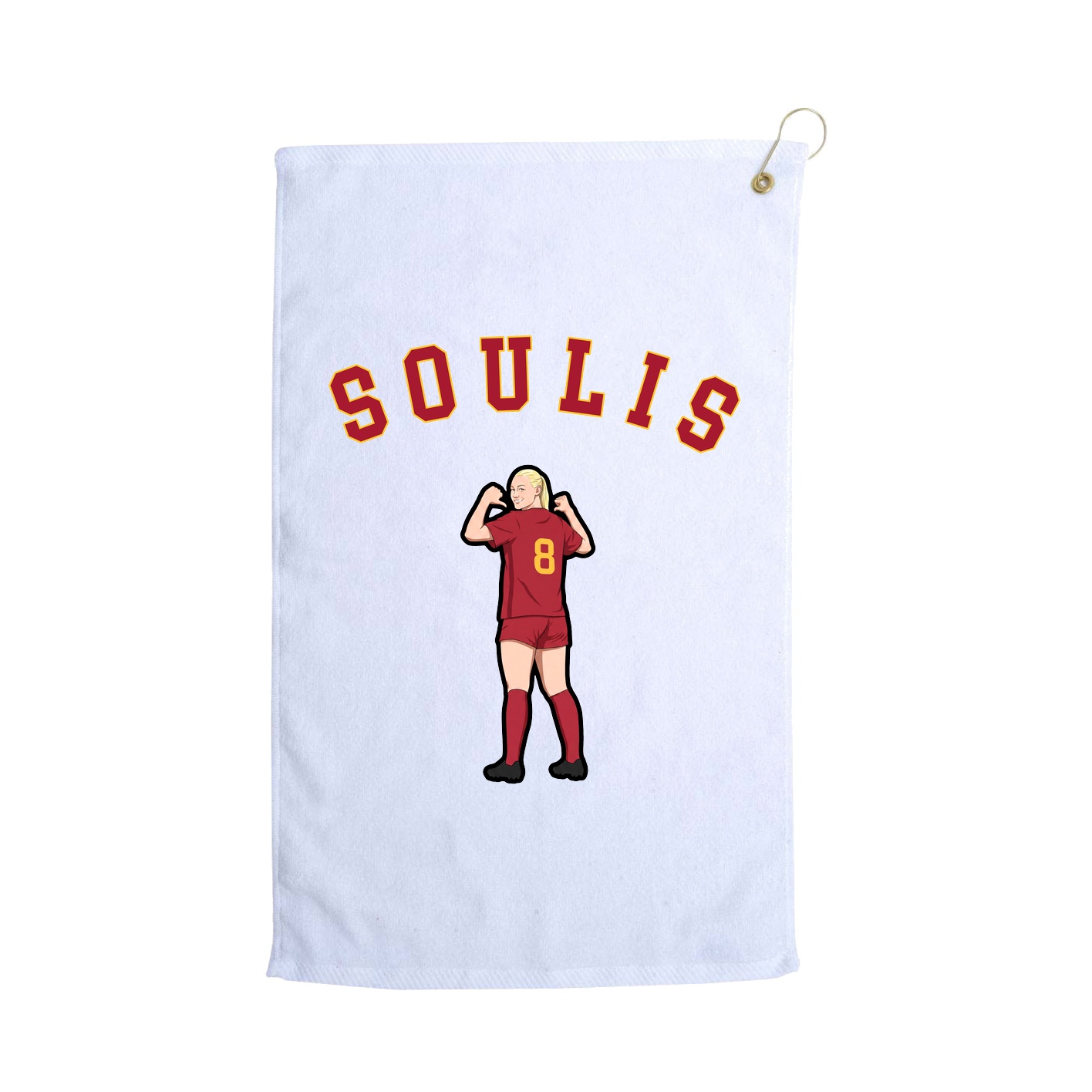 Golf Towel — Shirsey Arch in White