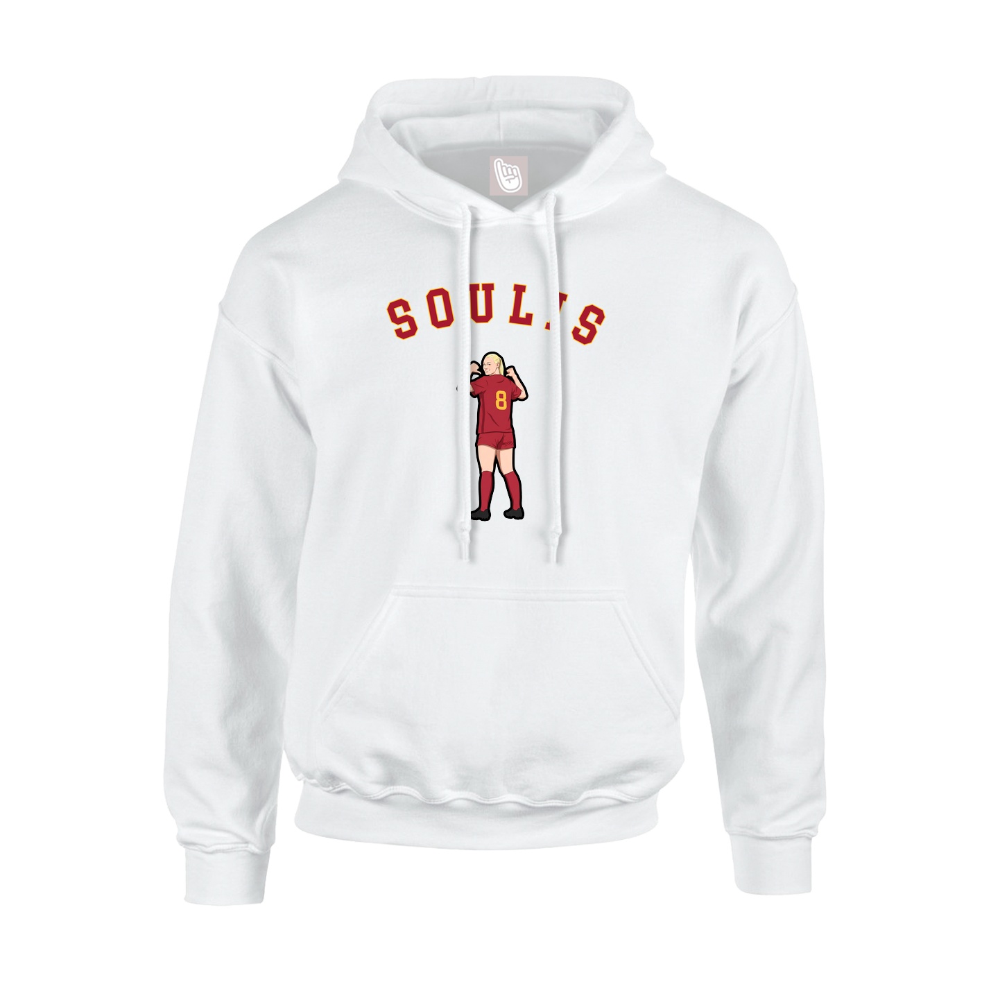 Hoodie — Shirsey Arch in White