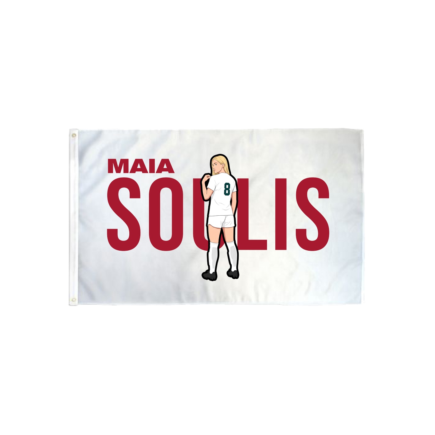 3x5 Flag — Player Name in Classic