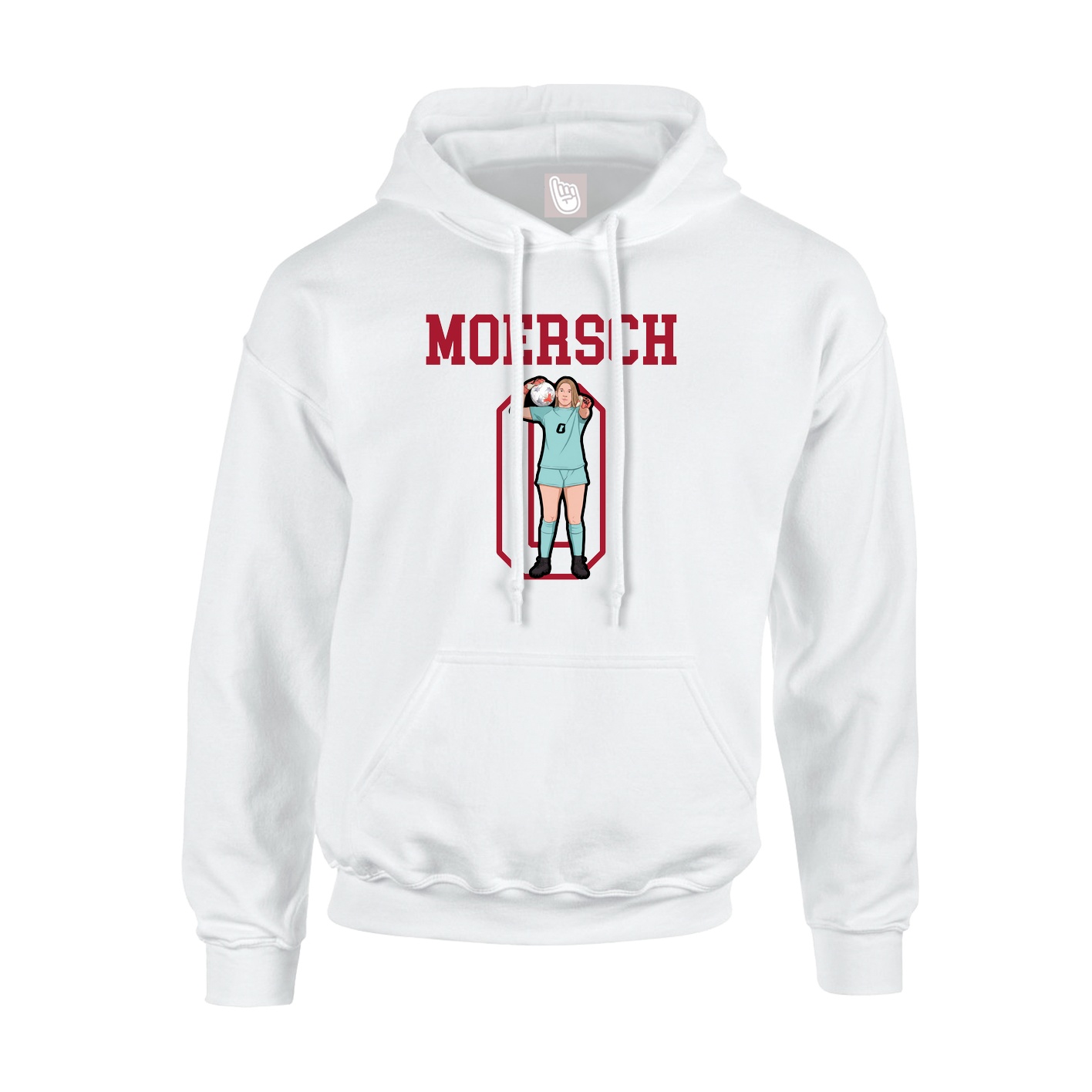 Youth Hoodie — Shirsey in White