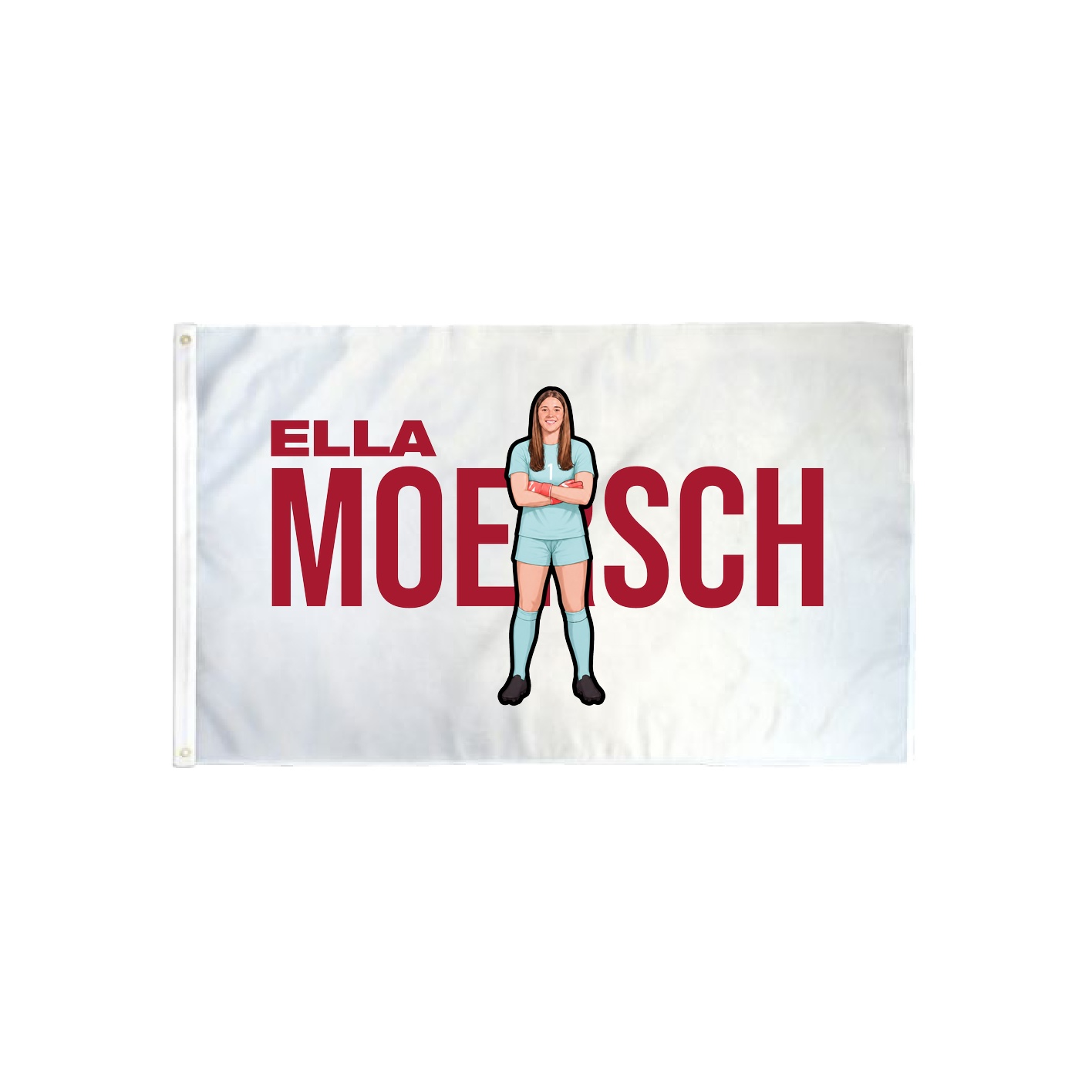 3x5 Flag — Player Name in Classic