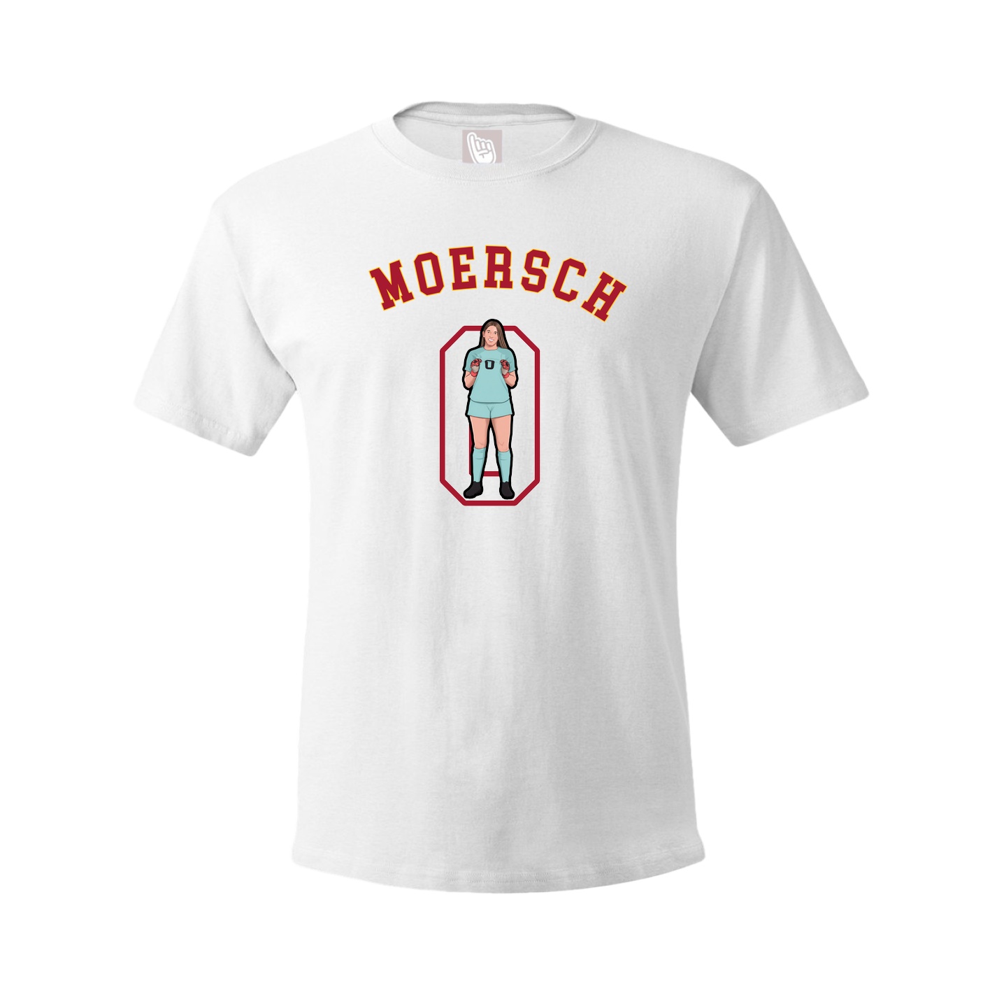 Youth Tee — Shirsey Arch in White