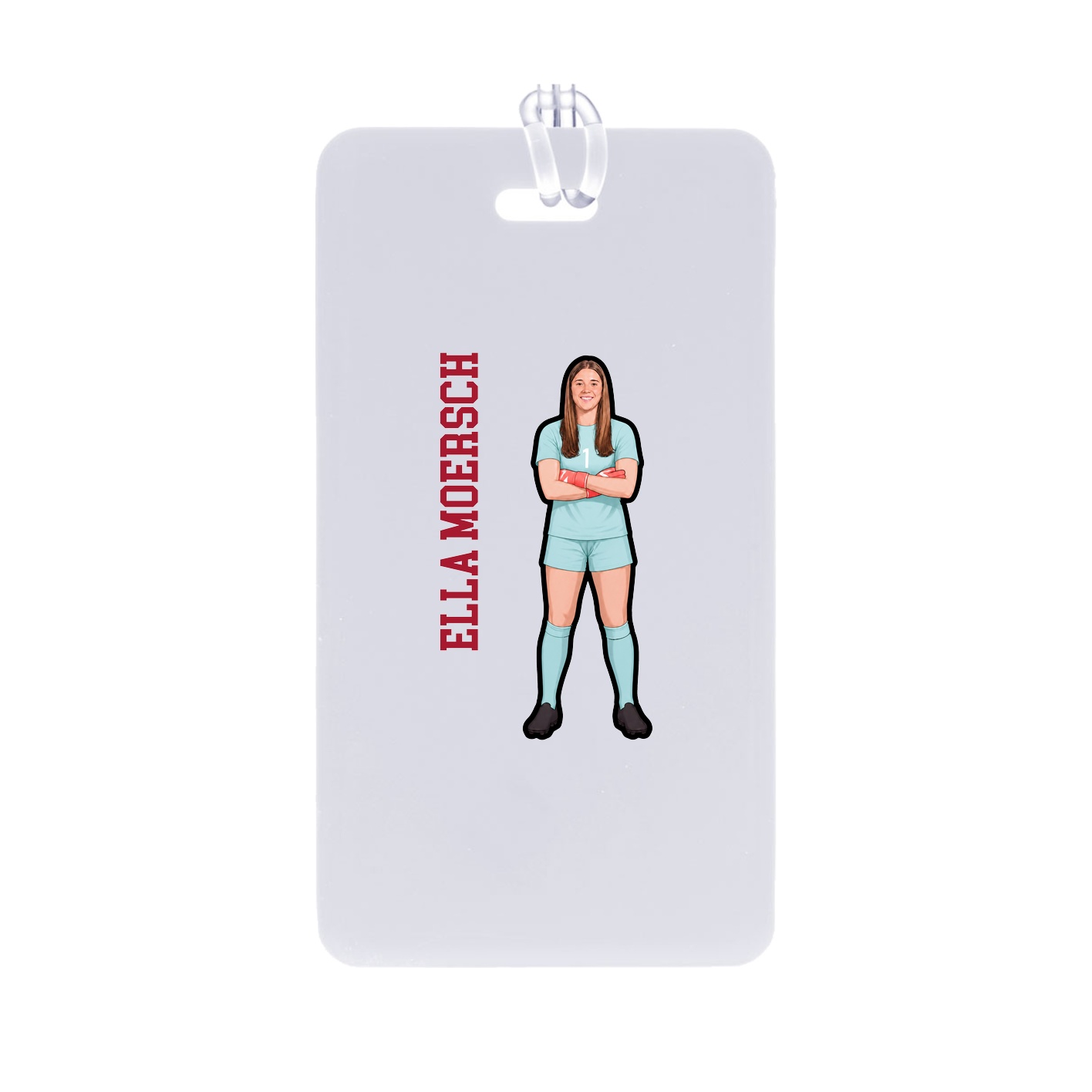 Bag Tag — Name Vertical in Classic