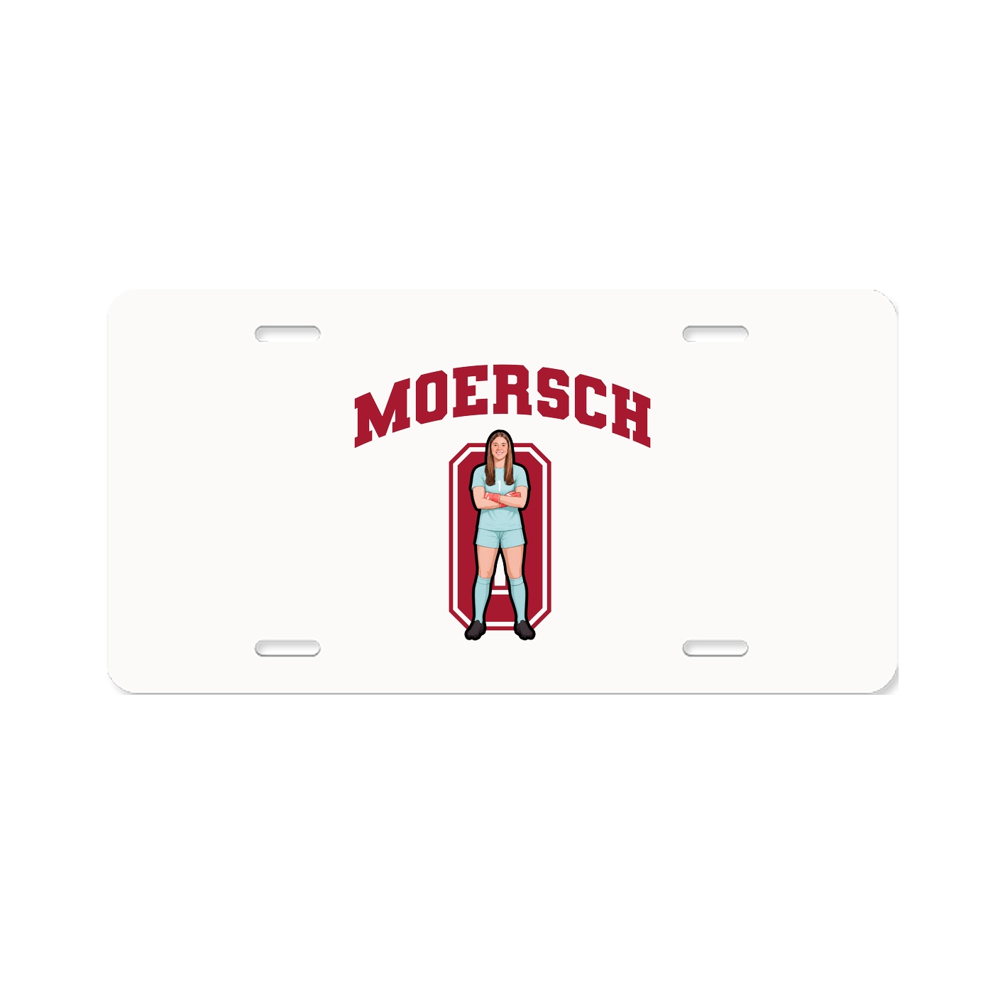 License Plate — Number in Classic