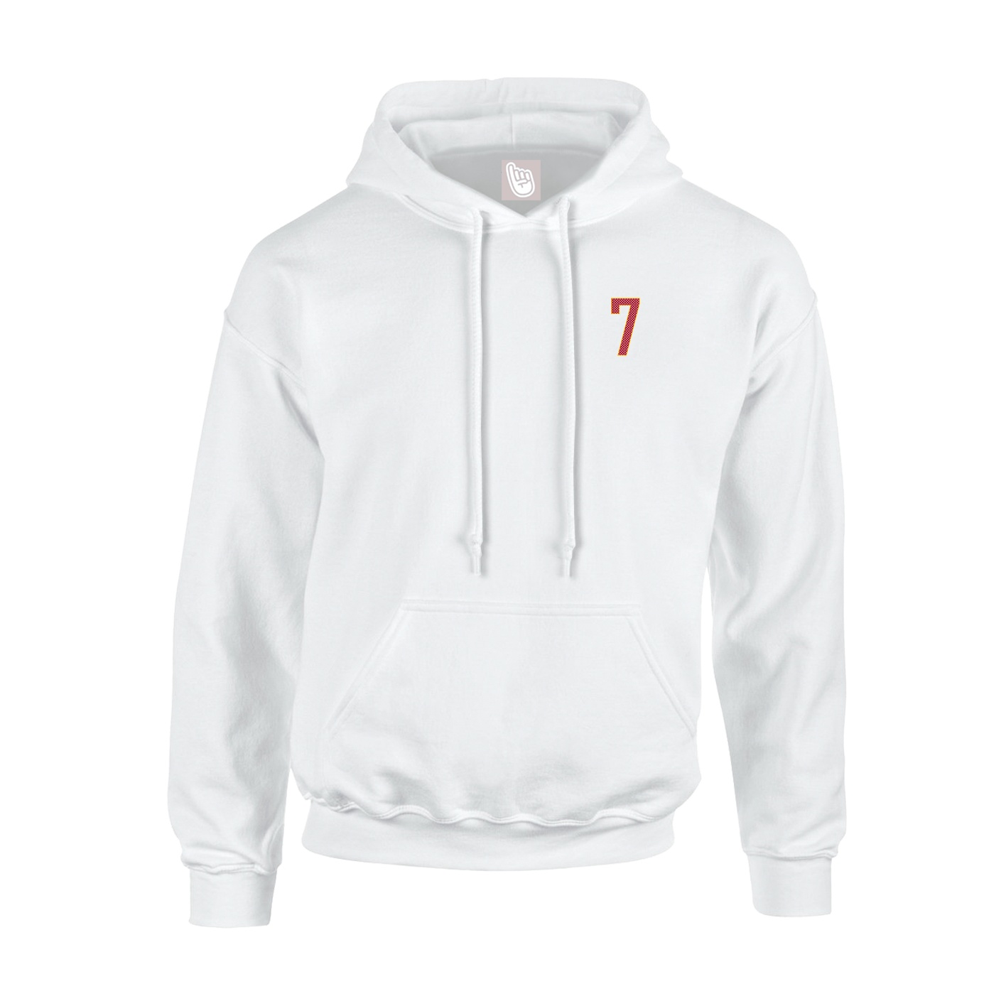 Youth Hoodie — Front Shirsy in White