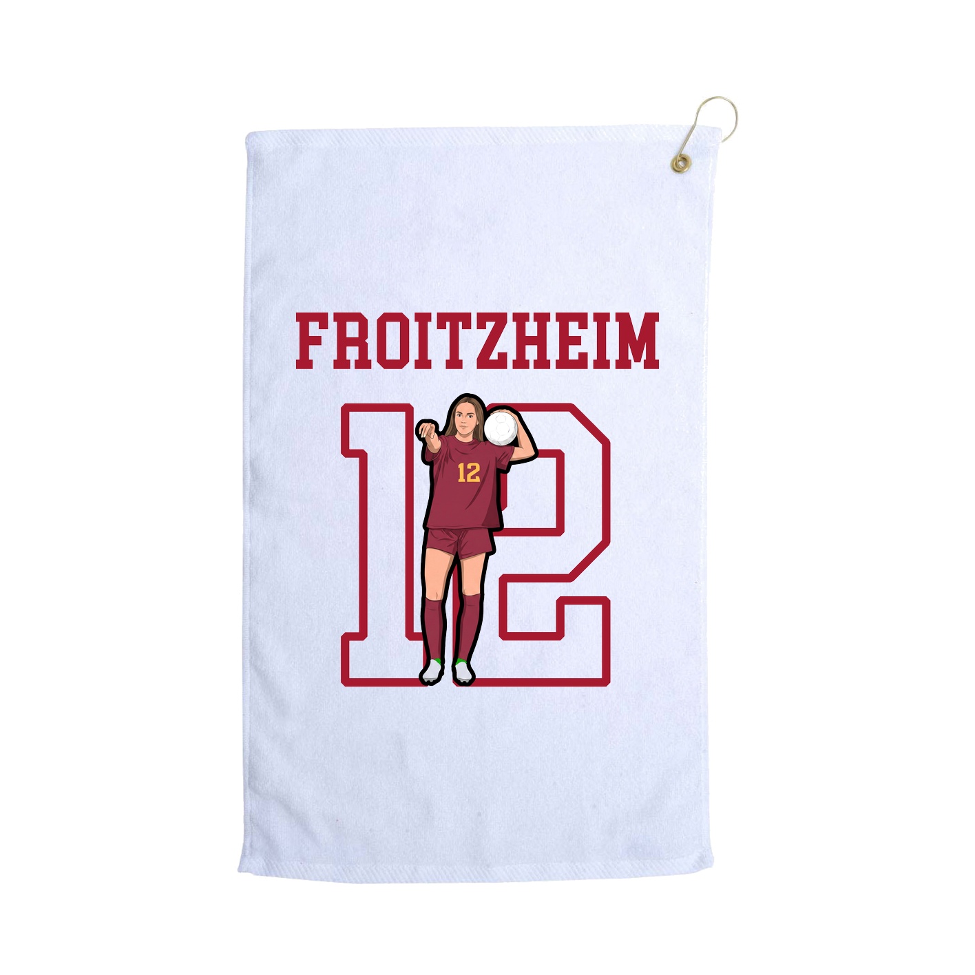 Golf Towel — Shirsey in White