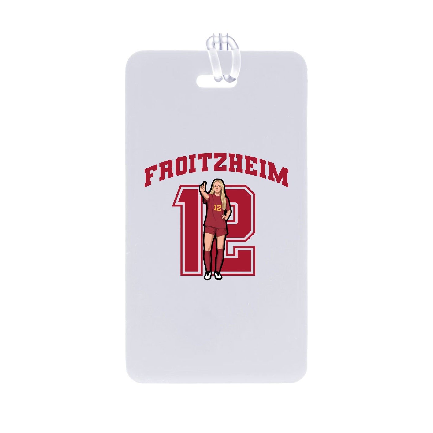 Bag Tag — Number in Classic