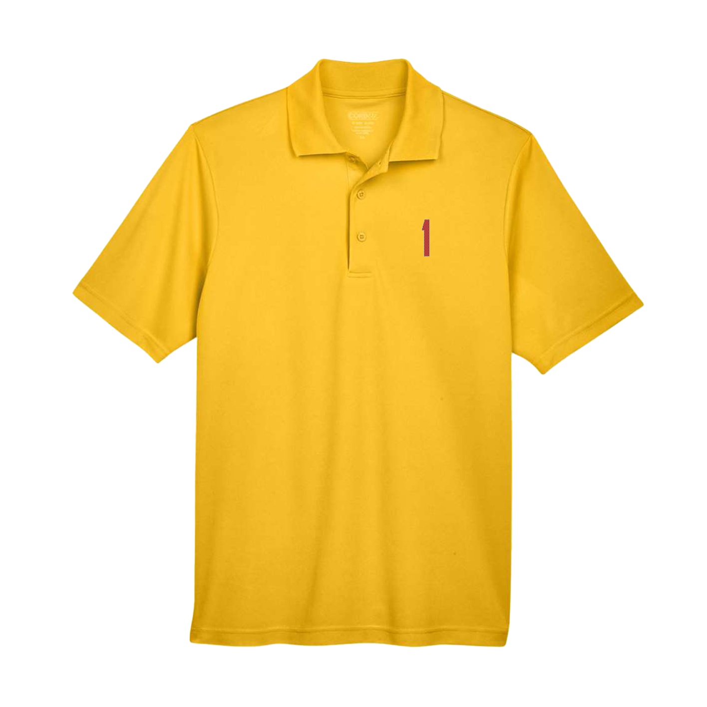 Performance Polo — Front Shirsy in Gold