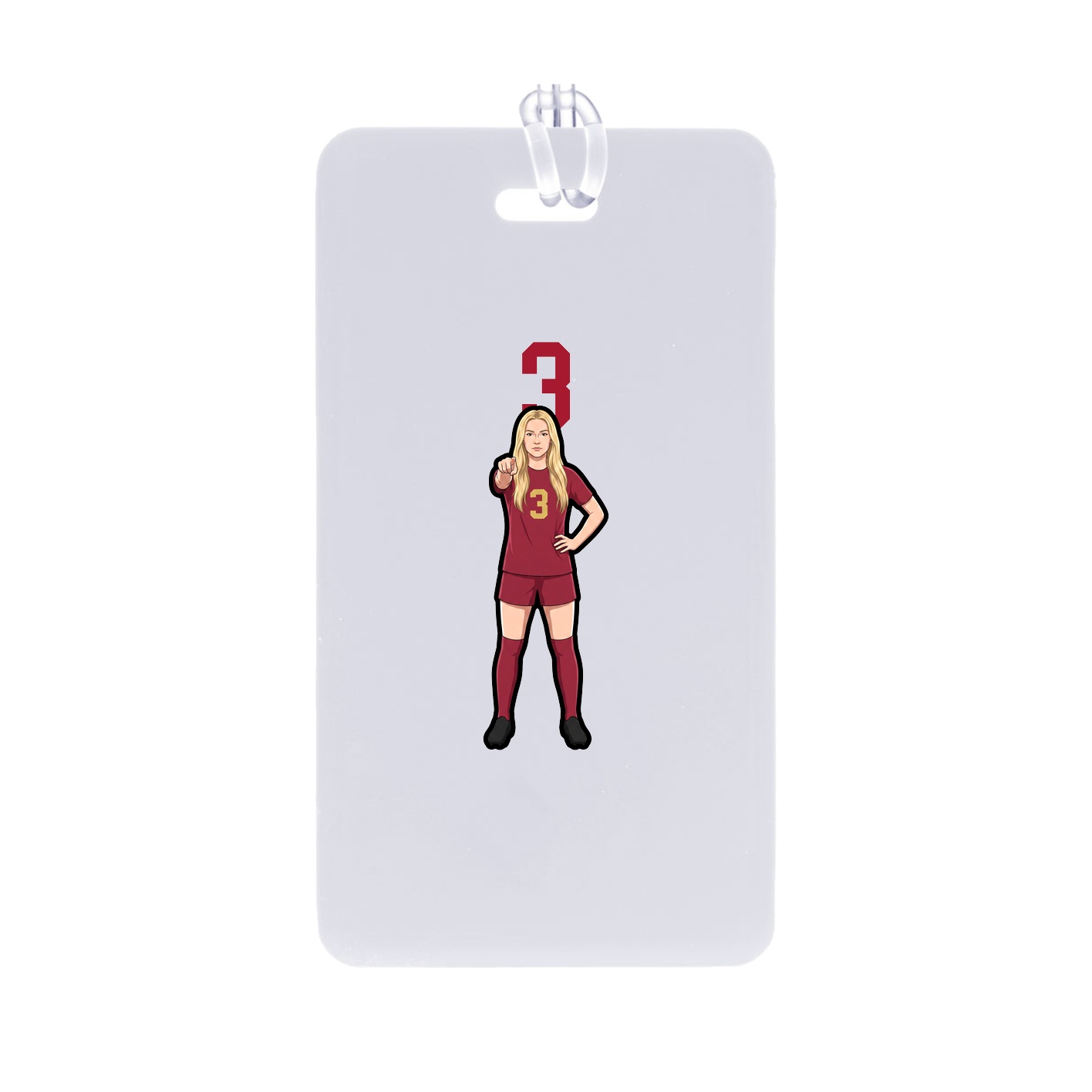 Bag Tag — Number Top in Classic