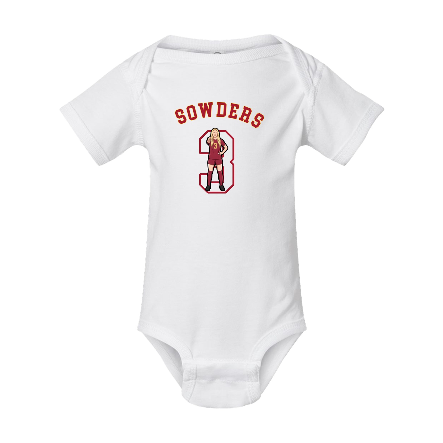 Baby Onesie — Shirsey Arch in White