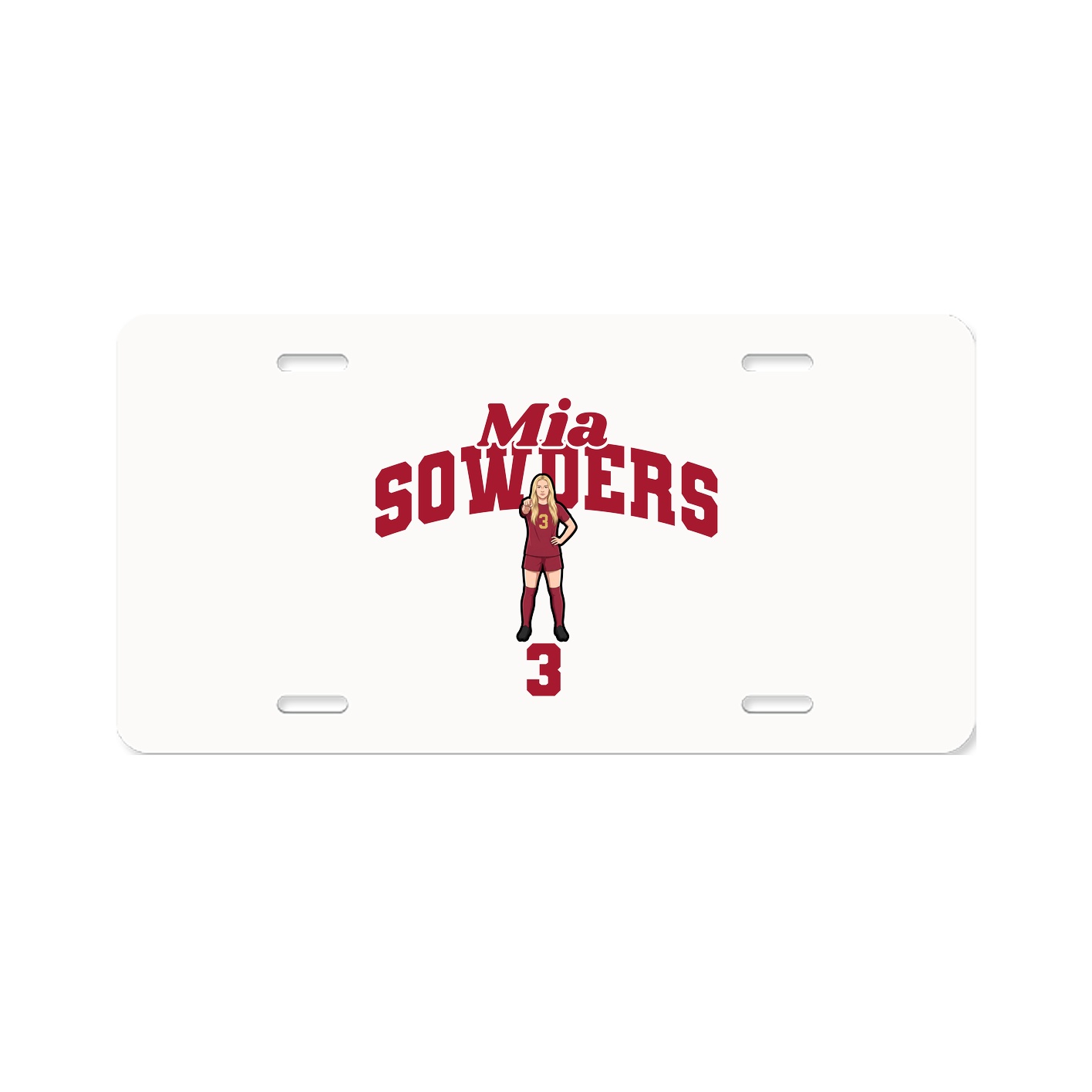License Plate — Signature Arch in Classic