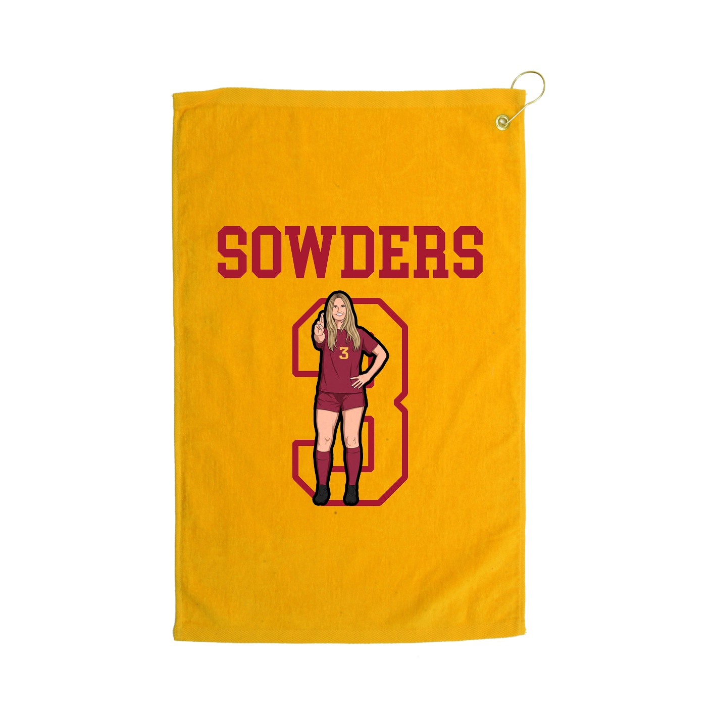 Golf Towel — Shirsey in Gold