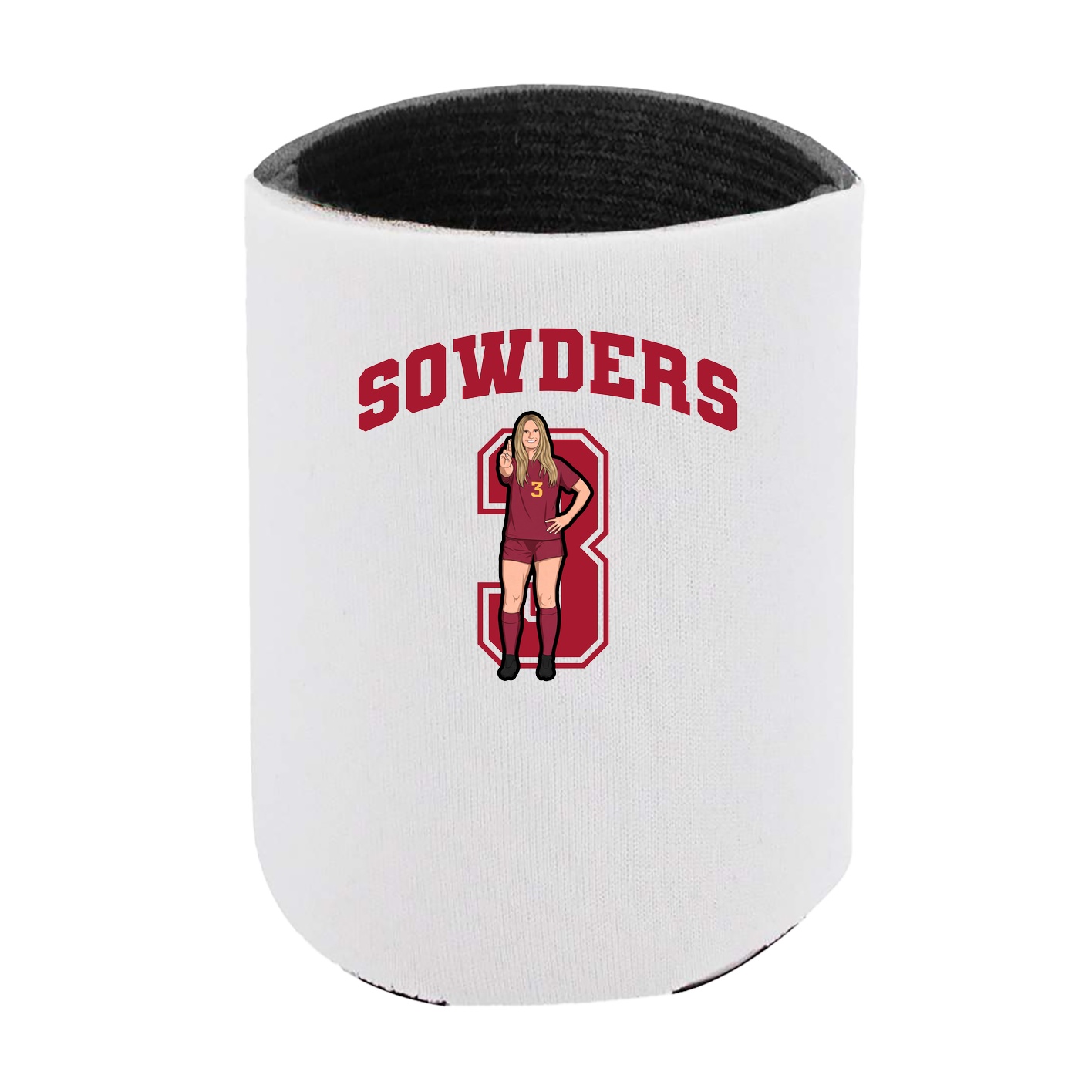 Can Holder — Number in White