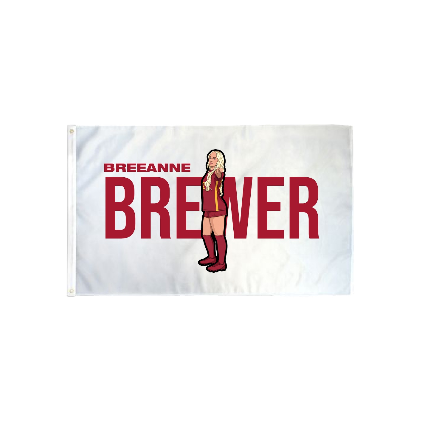 3x5 Flag — Player Name in Classic