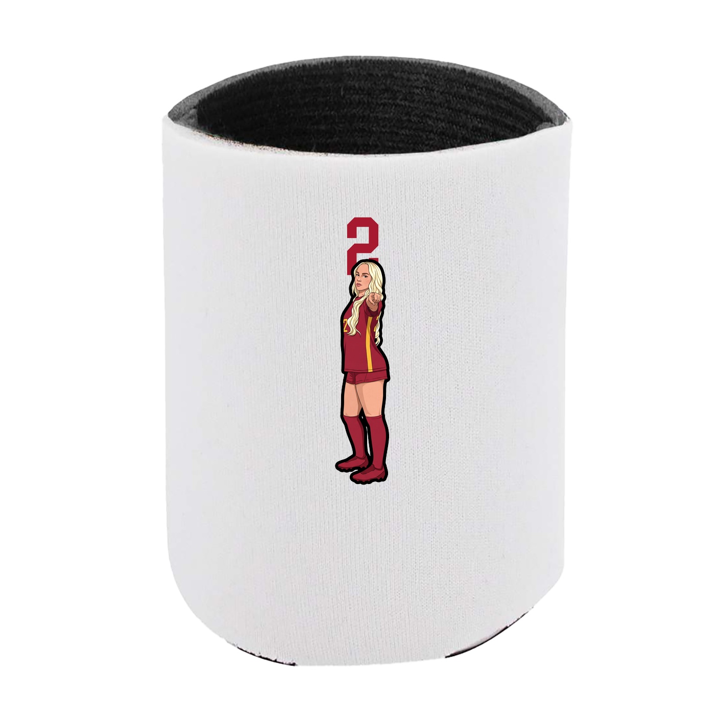 Can Holder — Number Top in White