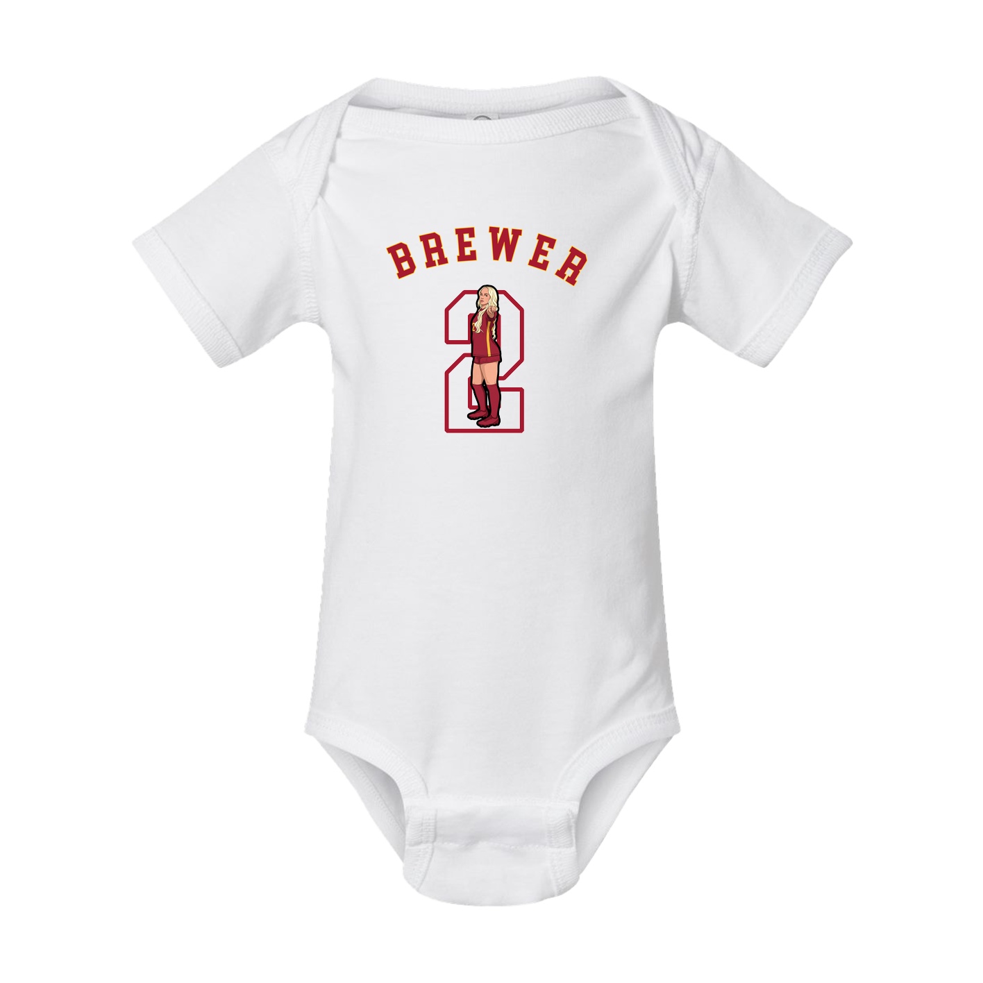 Baby Onesie — Shirsey Arch in White
