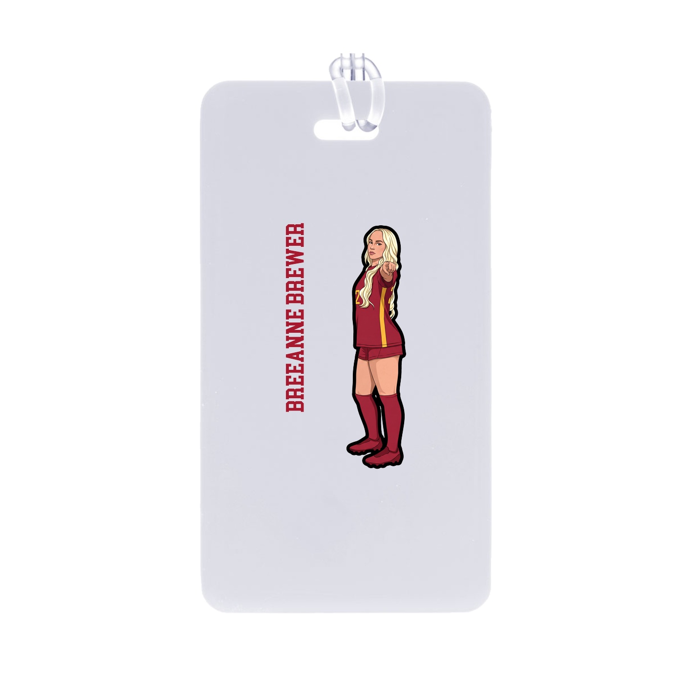 Bag Tag — Name Vertical in Classic