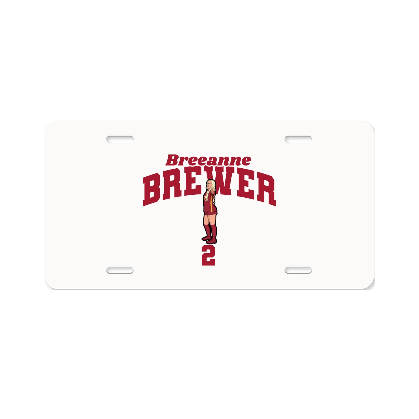 License Plate — Signature Arch in Classic