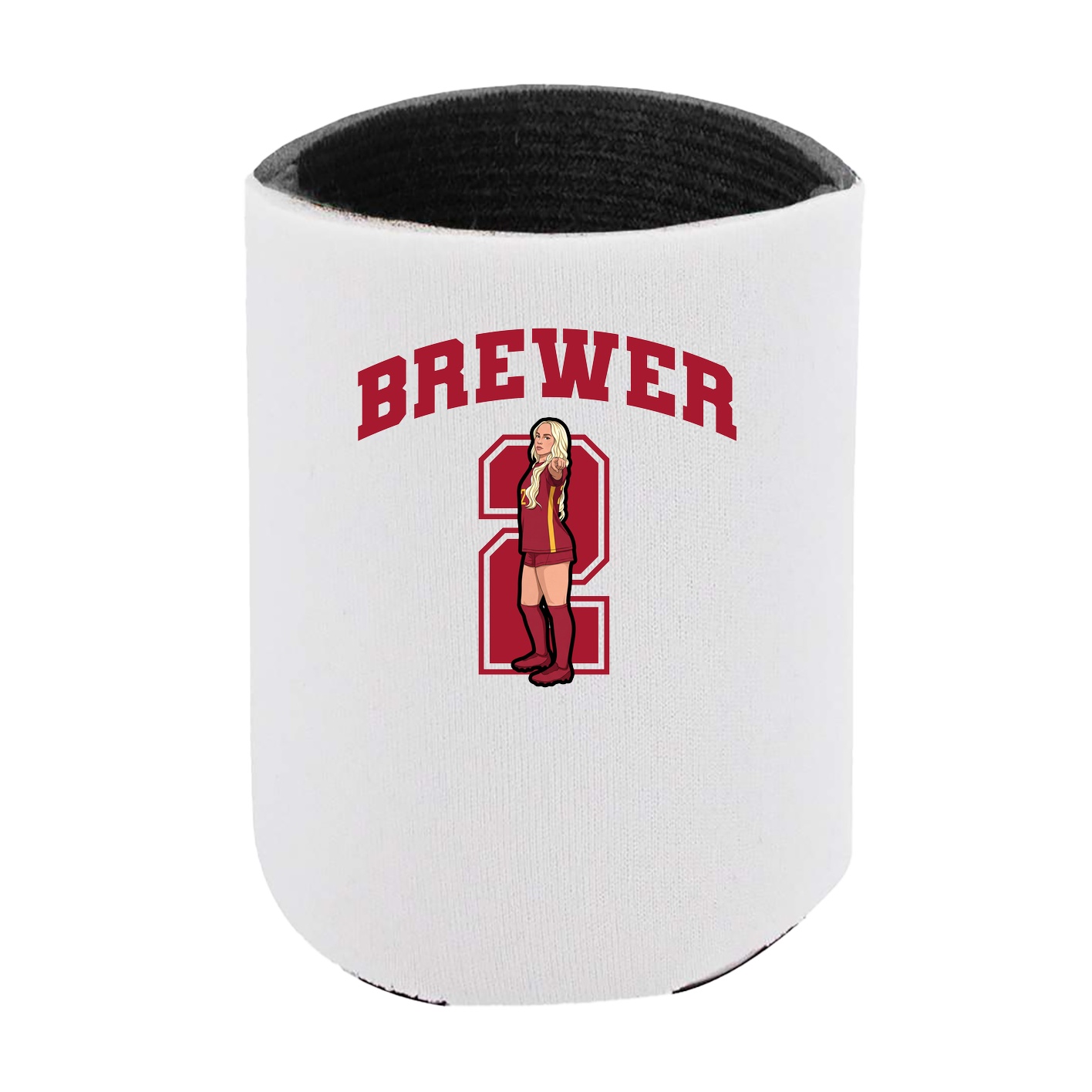 Can Holder — Number in White