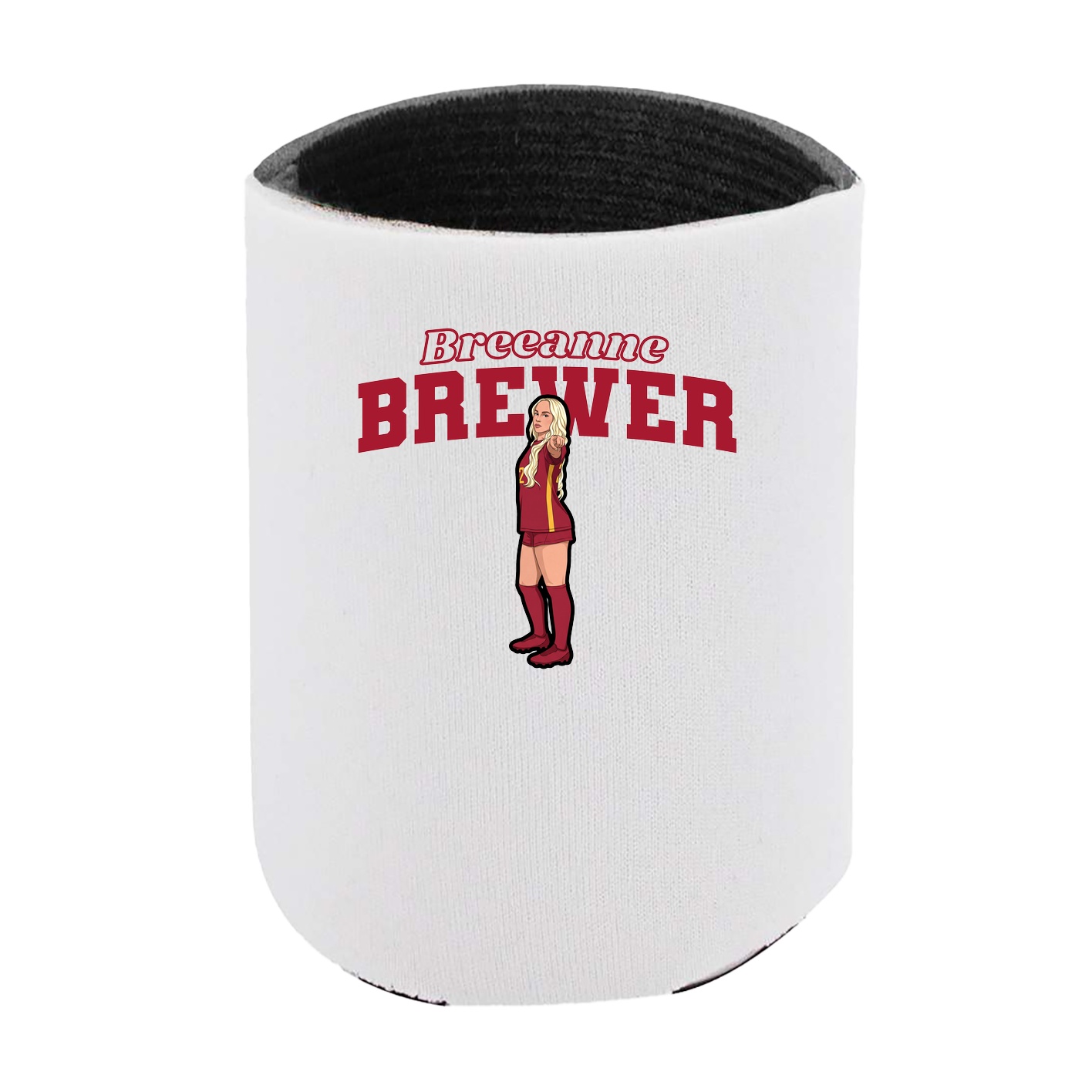 Can Holder — Name Arch in White