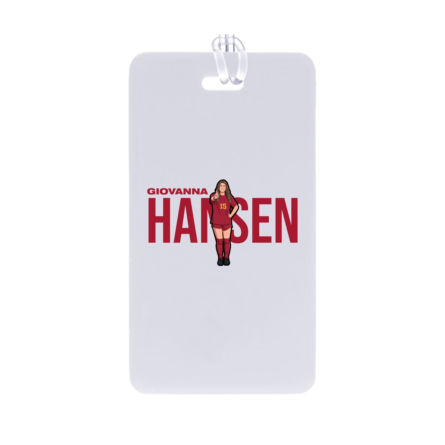 Bag Tag — Player Name in Classic