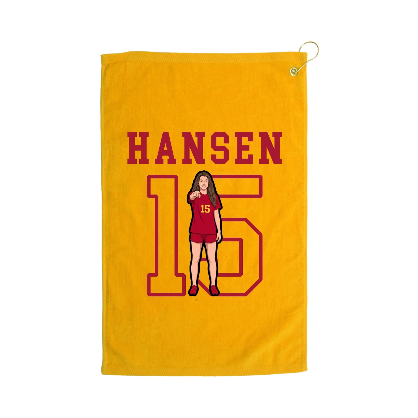 Golf Towel — Shirsey in Gold