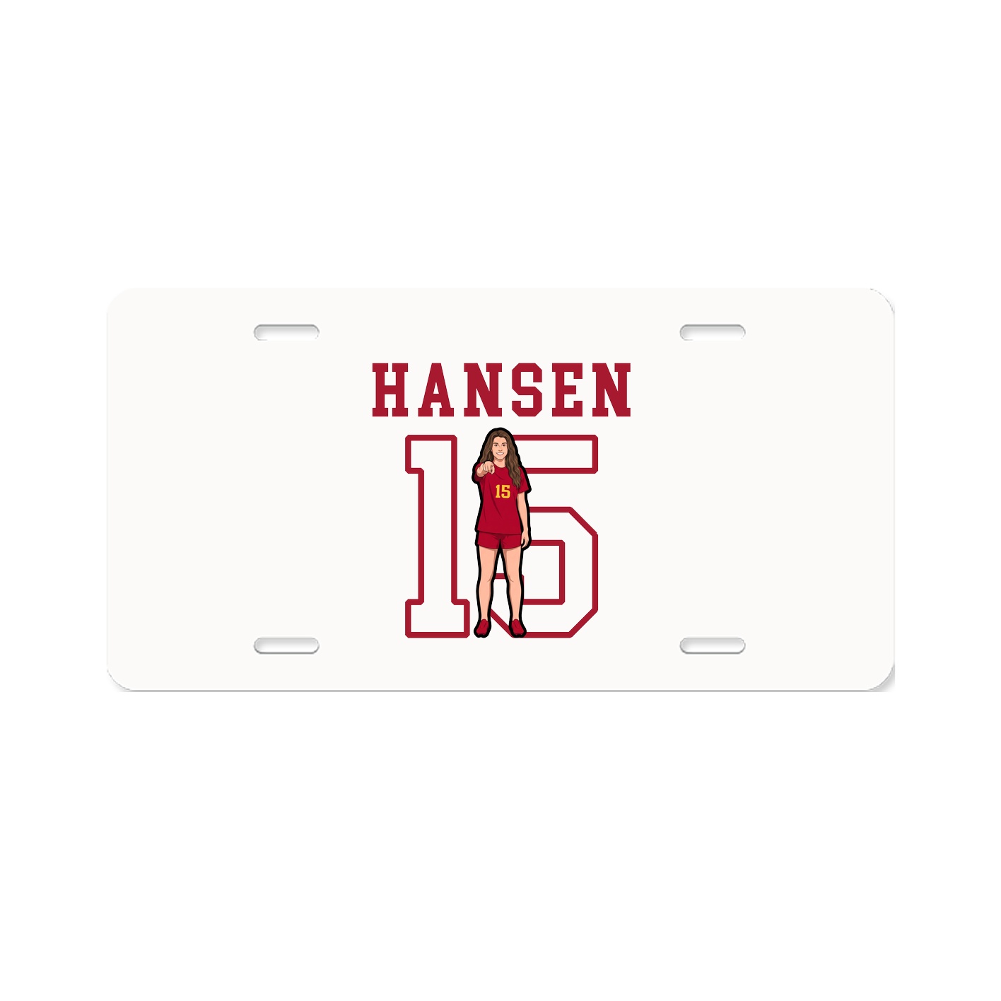 License Plate — Shirsey in Classic