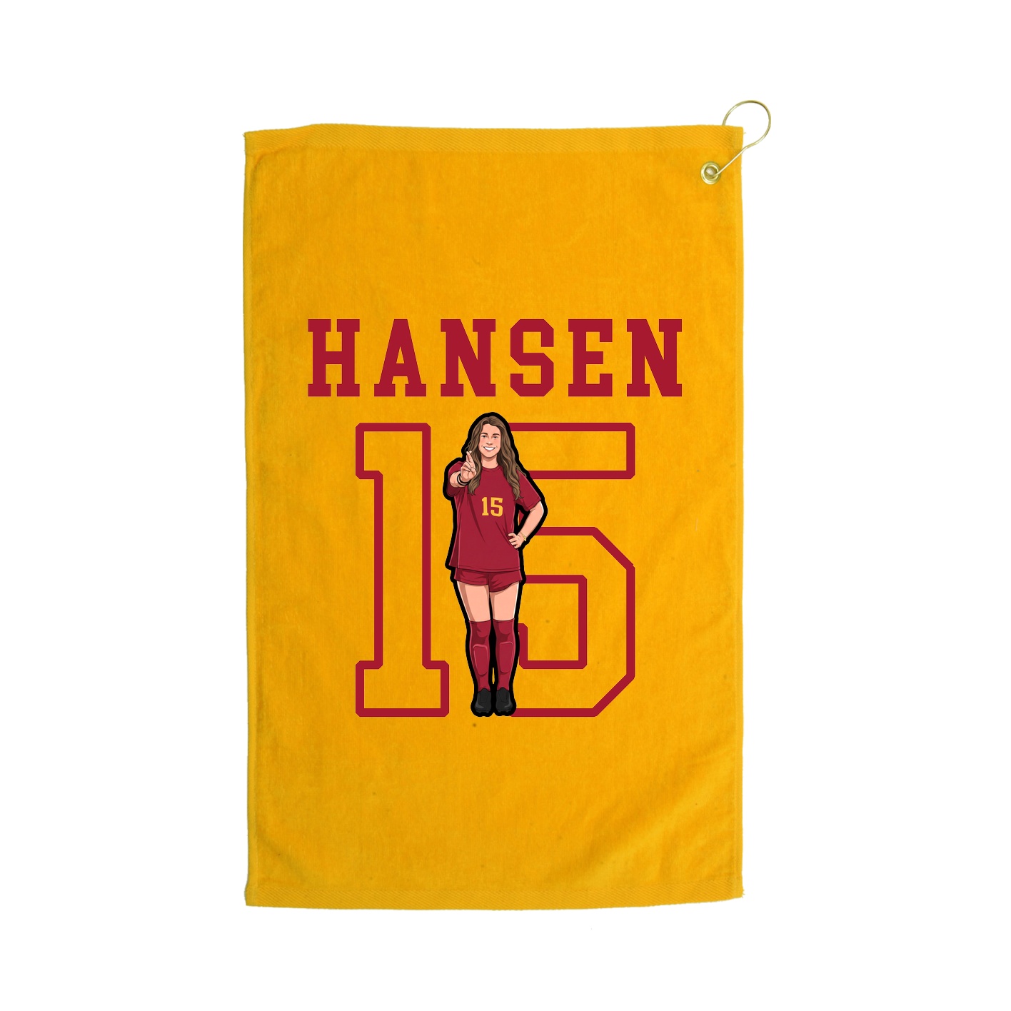 Golf Towel — Shirsey in Gold
