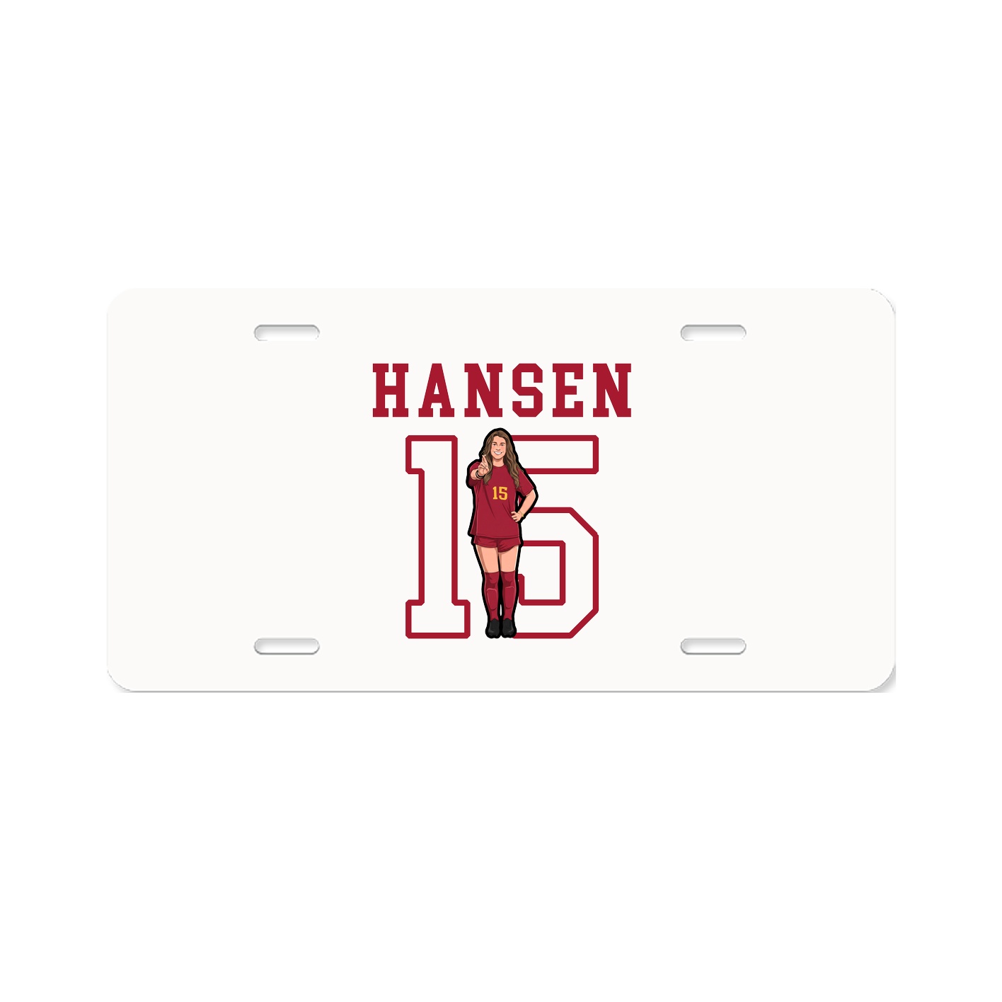 License Plate — Shirsey in Classic