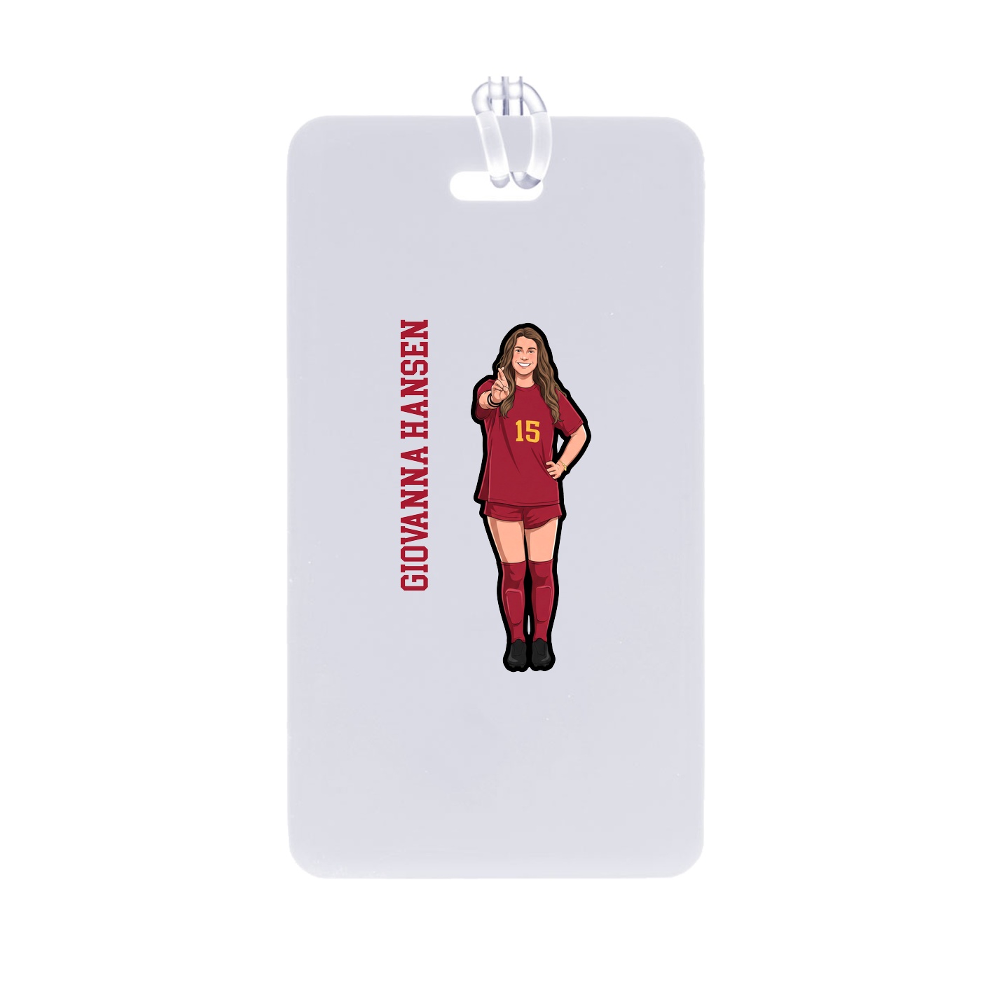 Bag Tag — Name Vertical in Classic