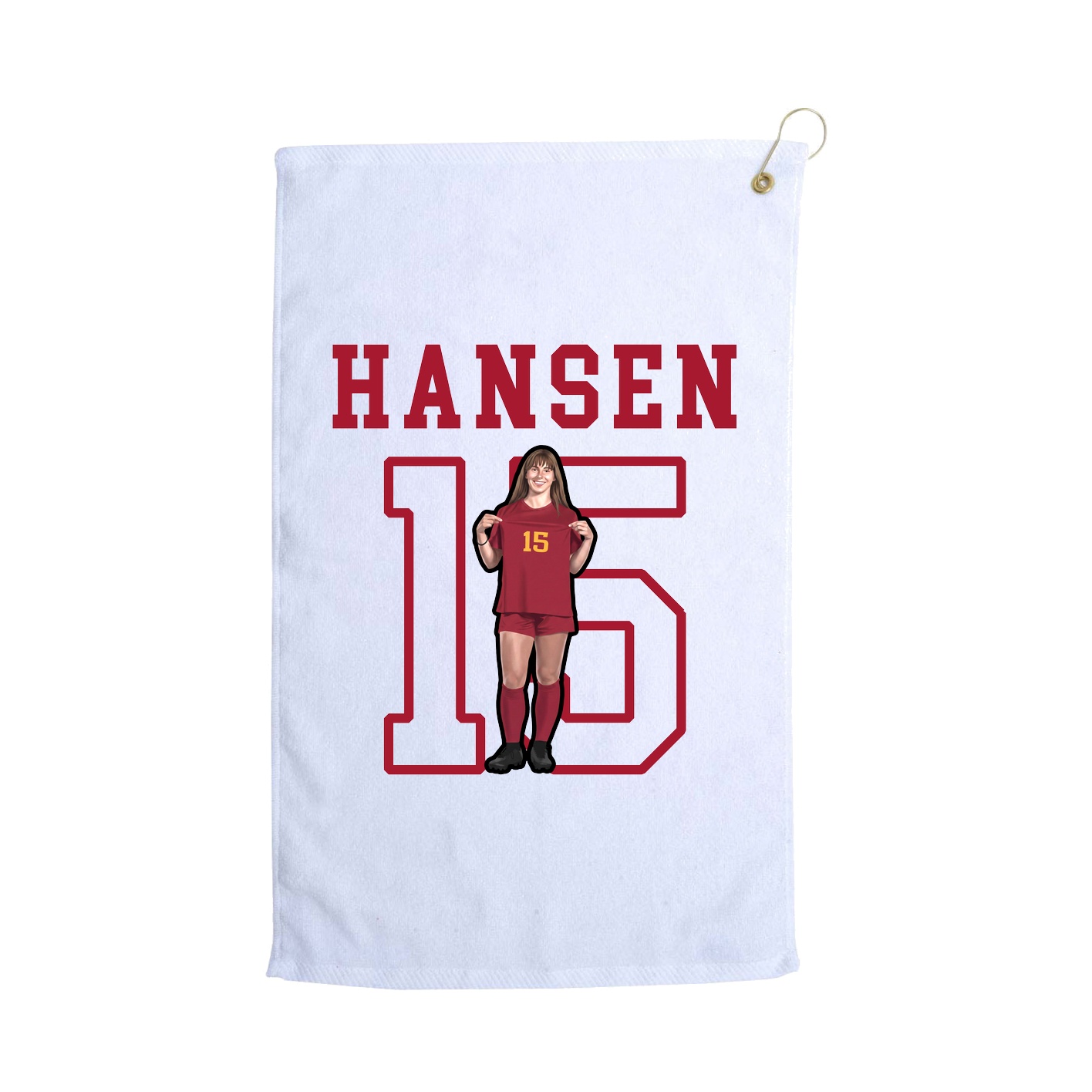 Golf Towel — Shirsey in White